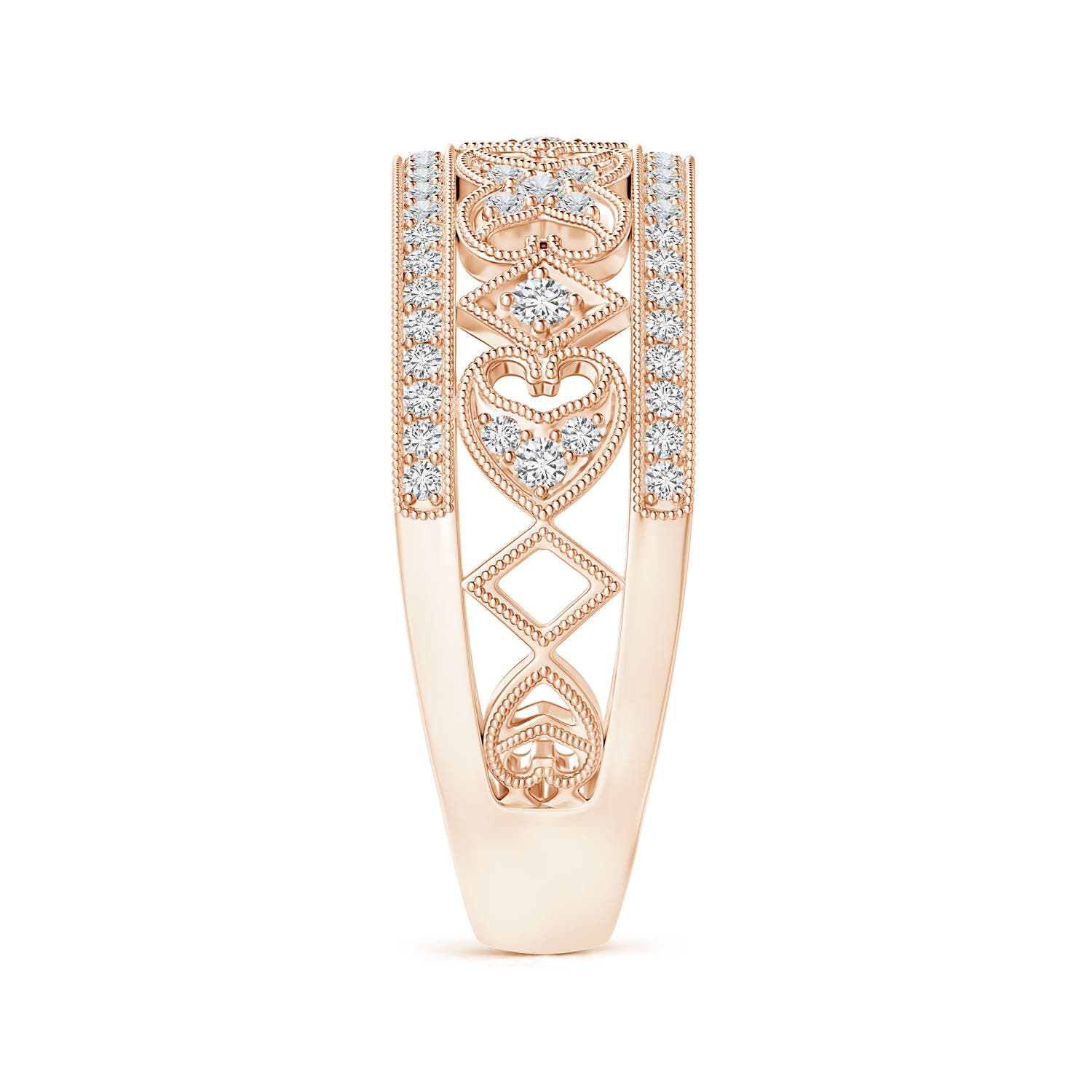 H, SI2 / 0.33 CT / 14 KT Rose Gold