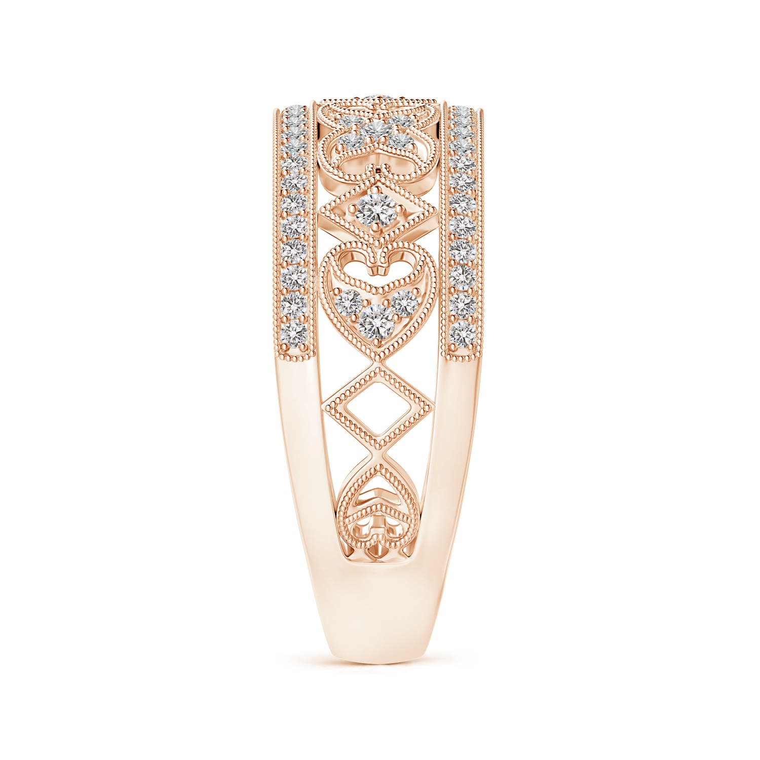 I-J, I1-I2 / 0.33 CT / 14 KT Rose Gold