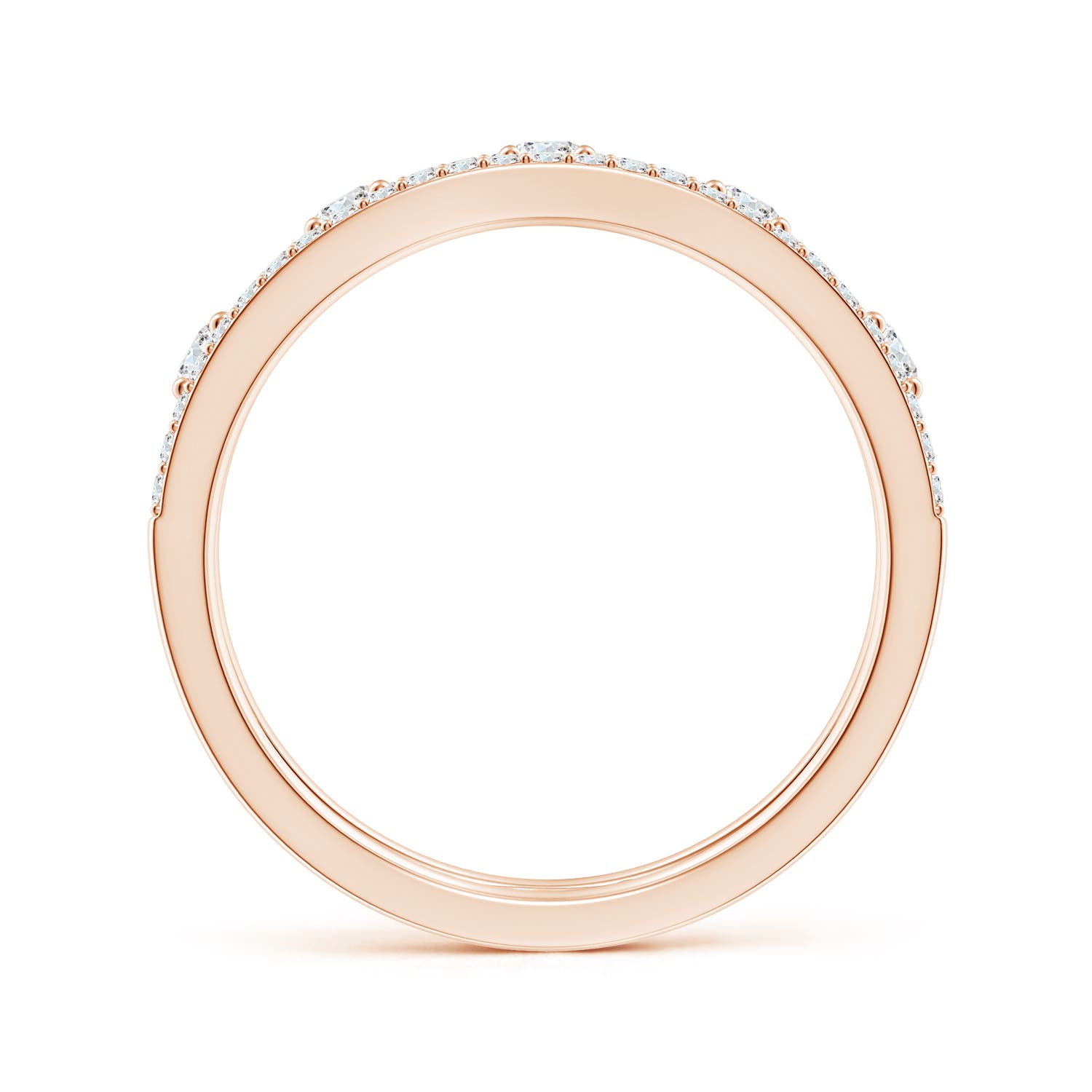 G, VS2 / 0.61 CT / 14 KT Rose Gold