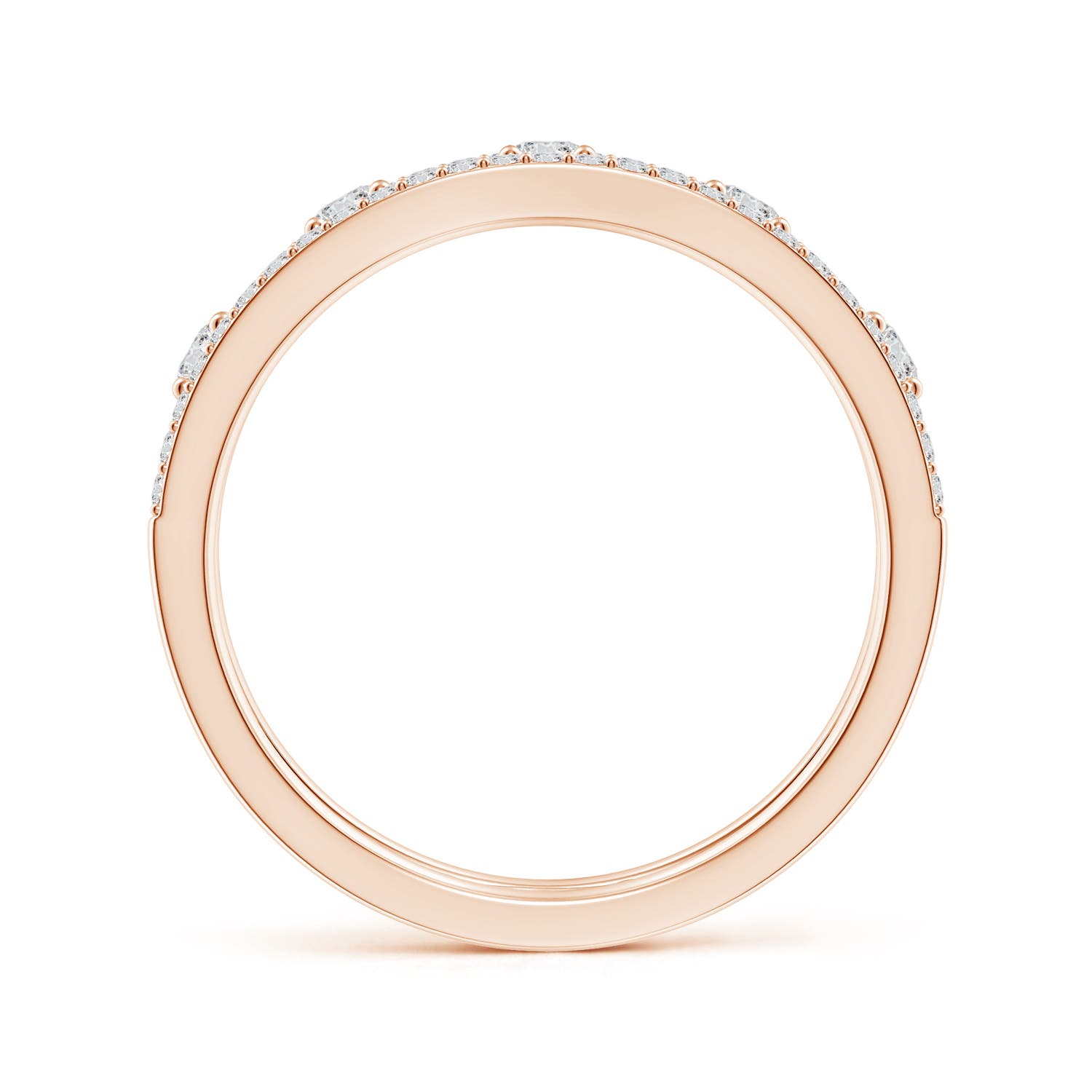 H, SI2 / 0.61 CT / 14 KT Rose Gold