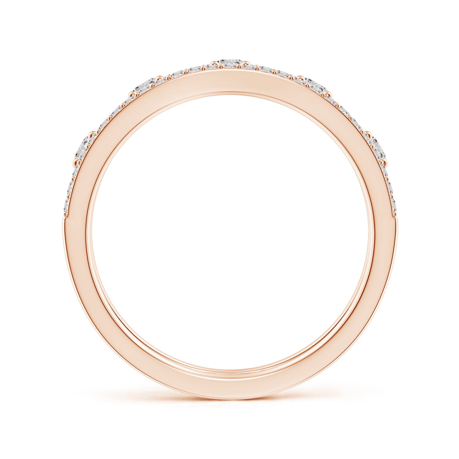 I-J, I1-I2 / 0.61 CT / 14 KT Rose Gold