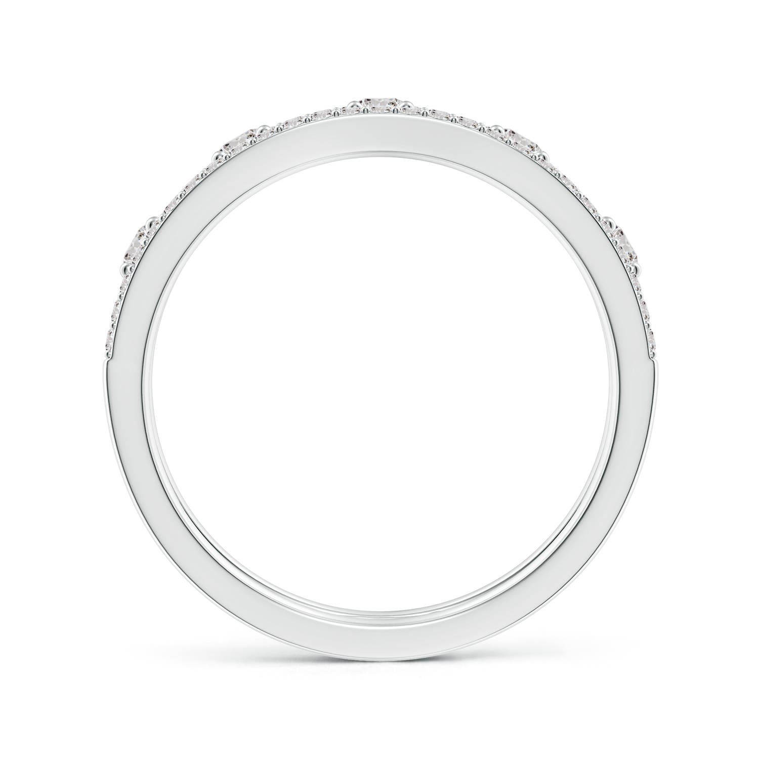 I-J, I1-I2 / 0.61 CT / 14 KT White Gold