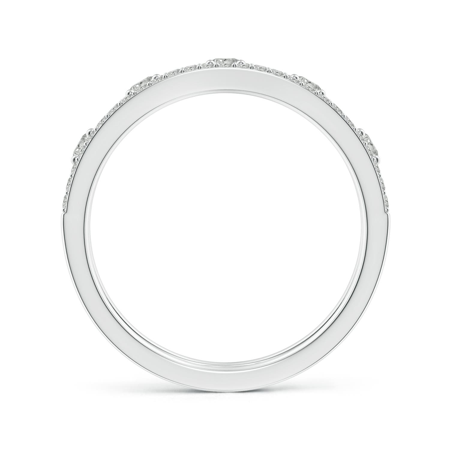 K, I3 / 0.61 CT / 14 KT White Gold