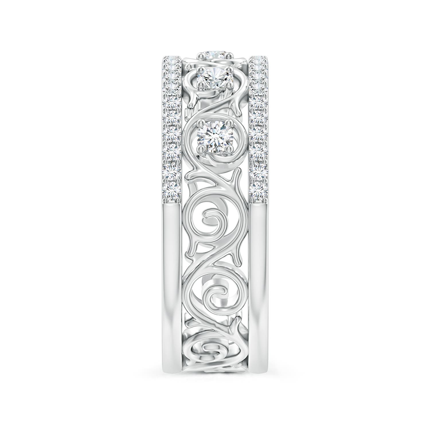 F-G, VS / 0.39 CT / 14 KT White Gold