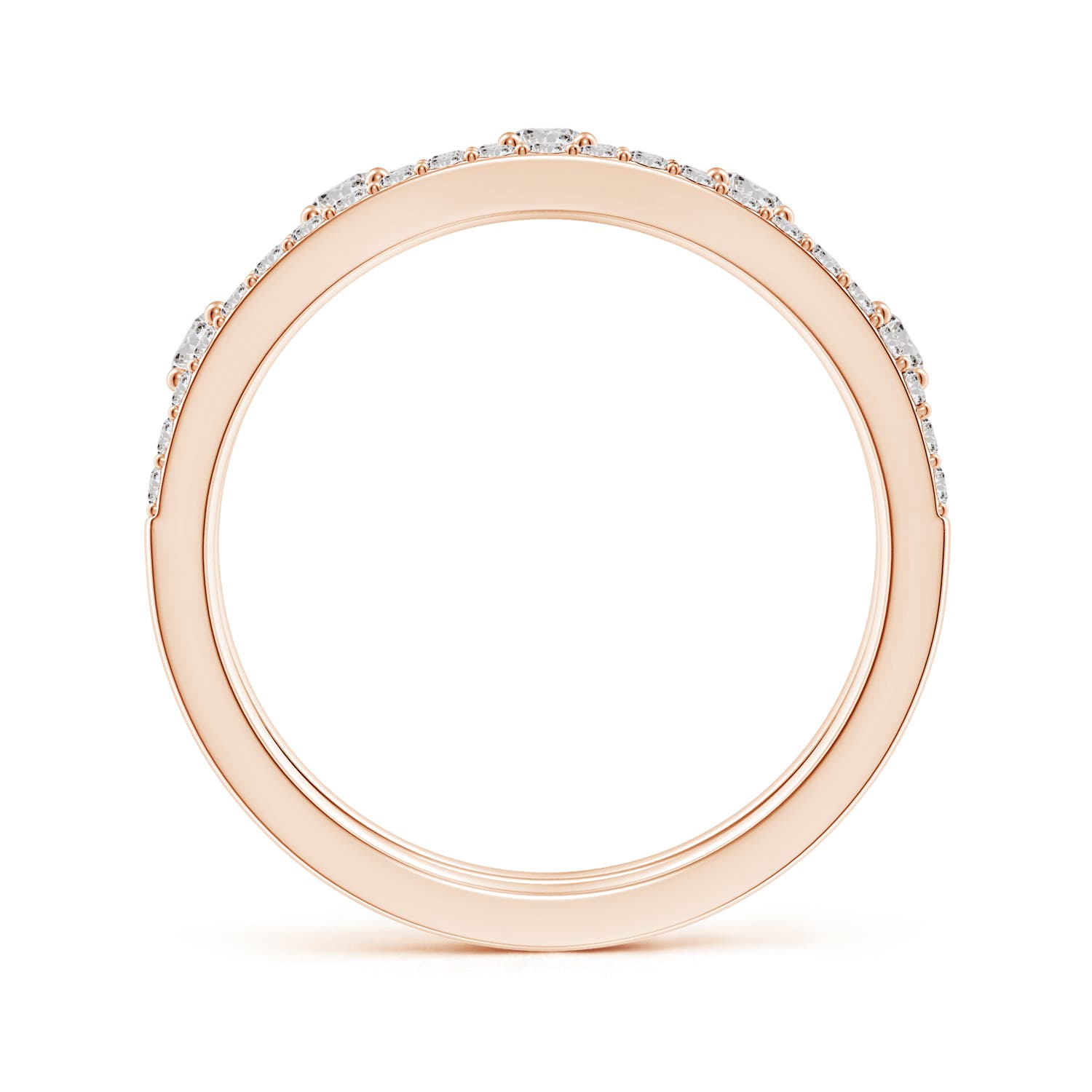 I-J, I1-I2 / 0.39 CT / 14 KT Rose Gold