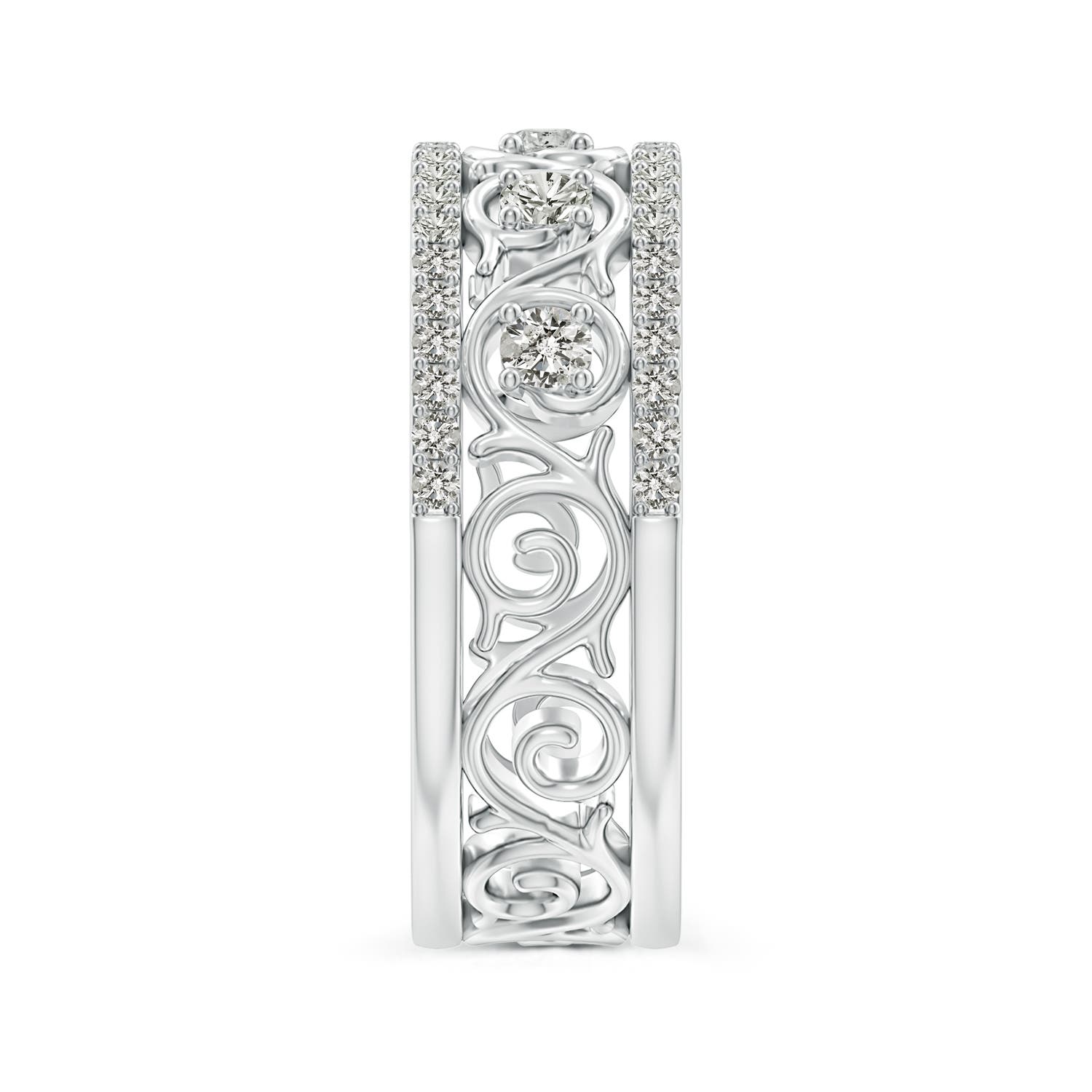 K, I3 / 0.39 CT / 14 KT White Gold