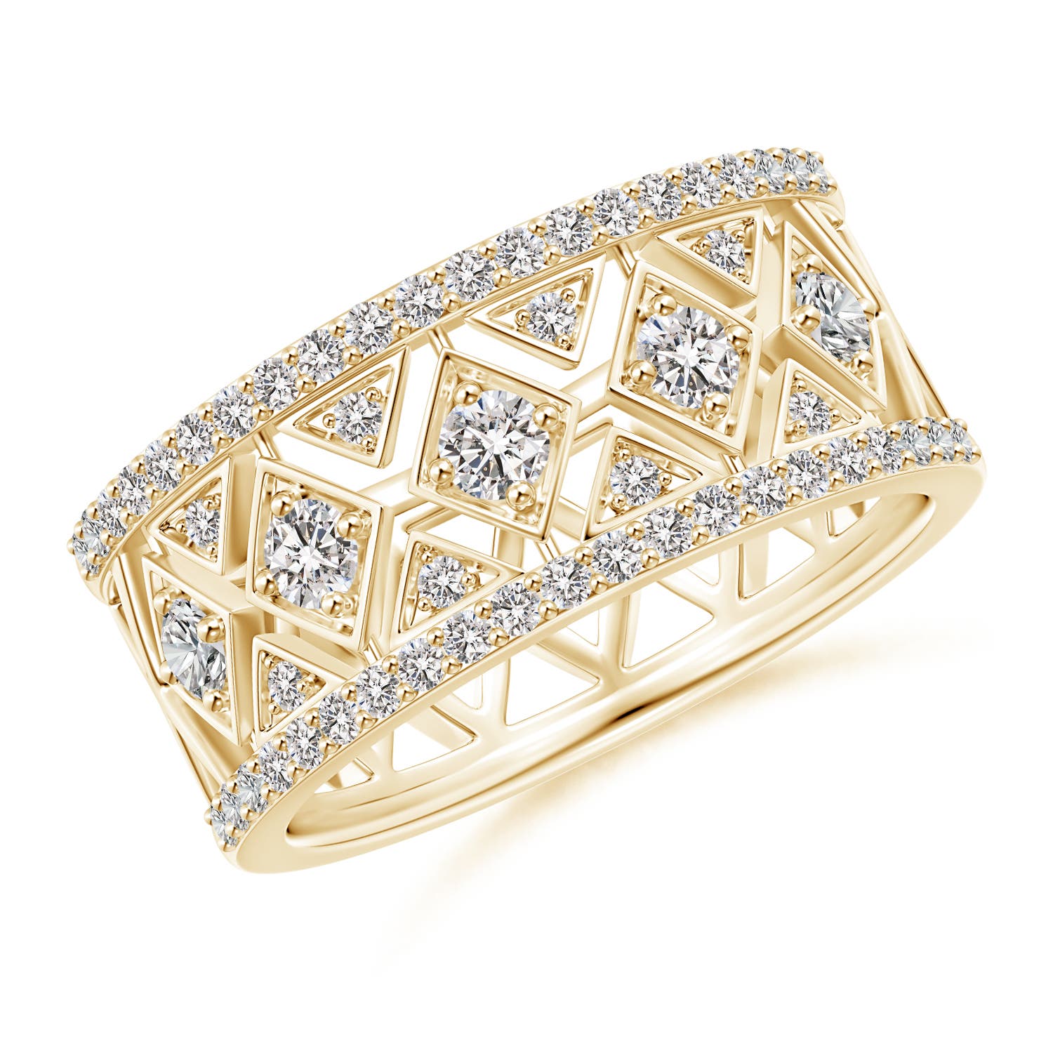 I-J, I1-I2 / 0.75 CT / 14 KT Yellow Gold