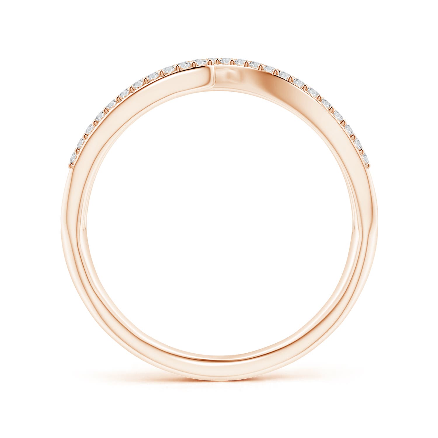 H, SI2 / 0.42 CT / 14 KT Rose Gold