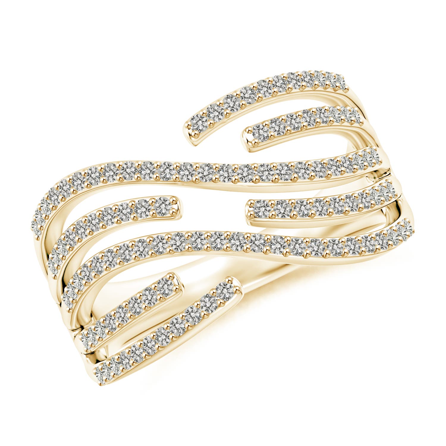 K, I3 / 0.42 CT / 14 KT Yellow Gold