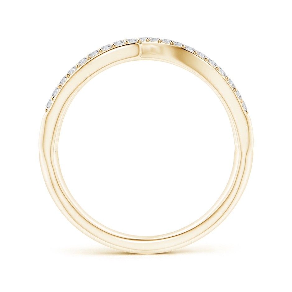 1.15mm HSI2 Criss-Cross Diamond Wrap Ring in Yellow Gold side-1