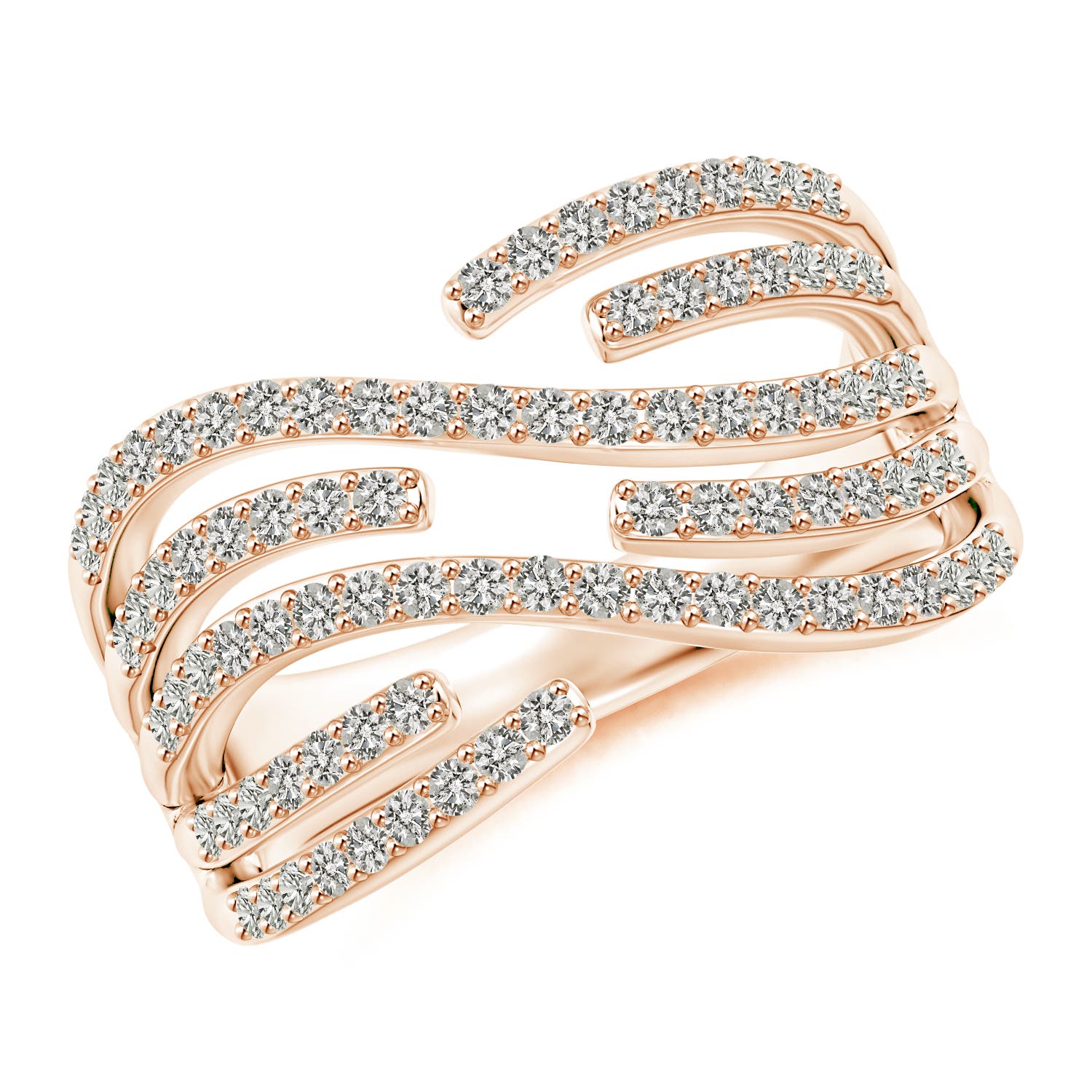 K, I3 / 0.62 CT / 14 KT Rose Gold