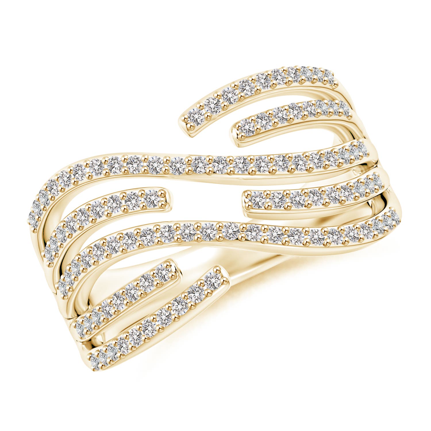 I-J, I1-I2 / 0.49 CT / 14 KT Yellow Gold