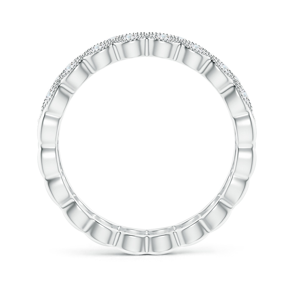 1.9mm GVS2 Art Deco Inspired Filigree Diamond Wedding Band in P950 Platinum side-1