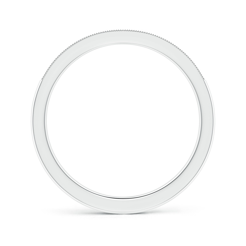 1.2mm GVS2 Stackable Diamond Wedding Band with Milgrain in P950 Platinum side-1