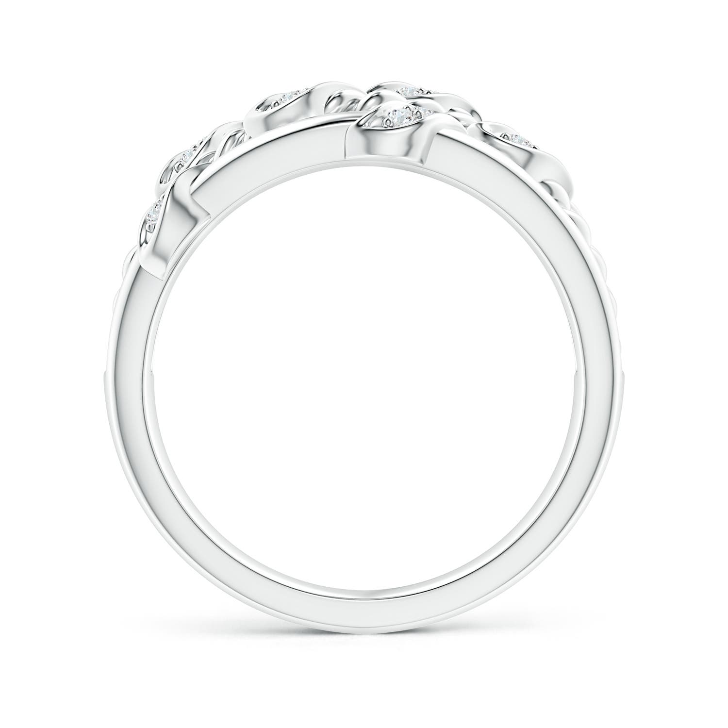 G, VS2 / 0.13 CT / 14 KT White Gold