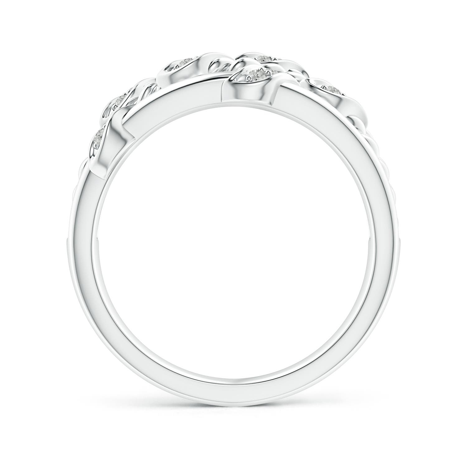 K, I3 / 0.13 CT / 14 KT White Gold