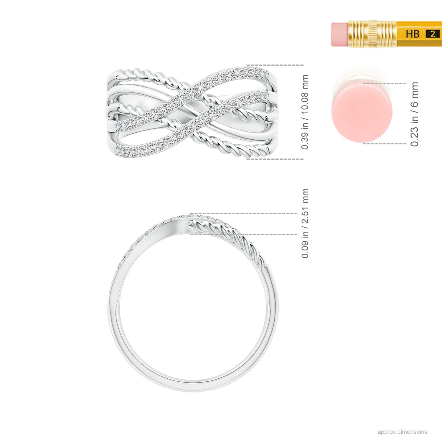 H, SI2 / 0.27 CT / 14 KT White Gold