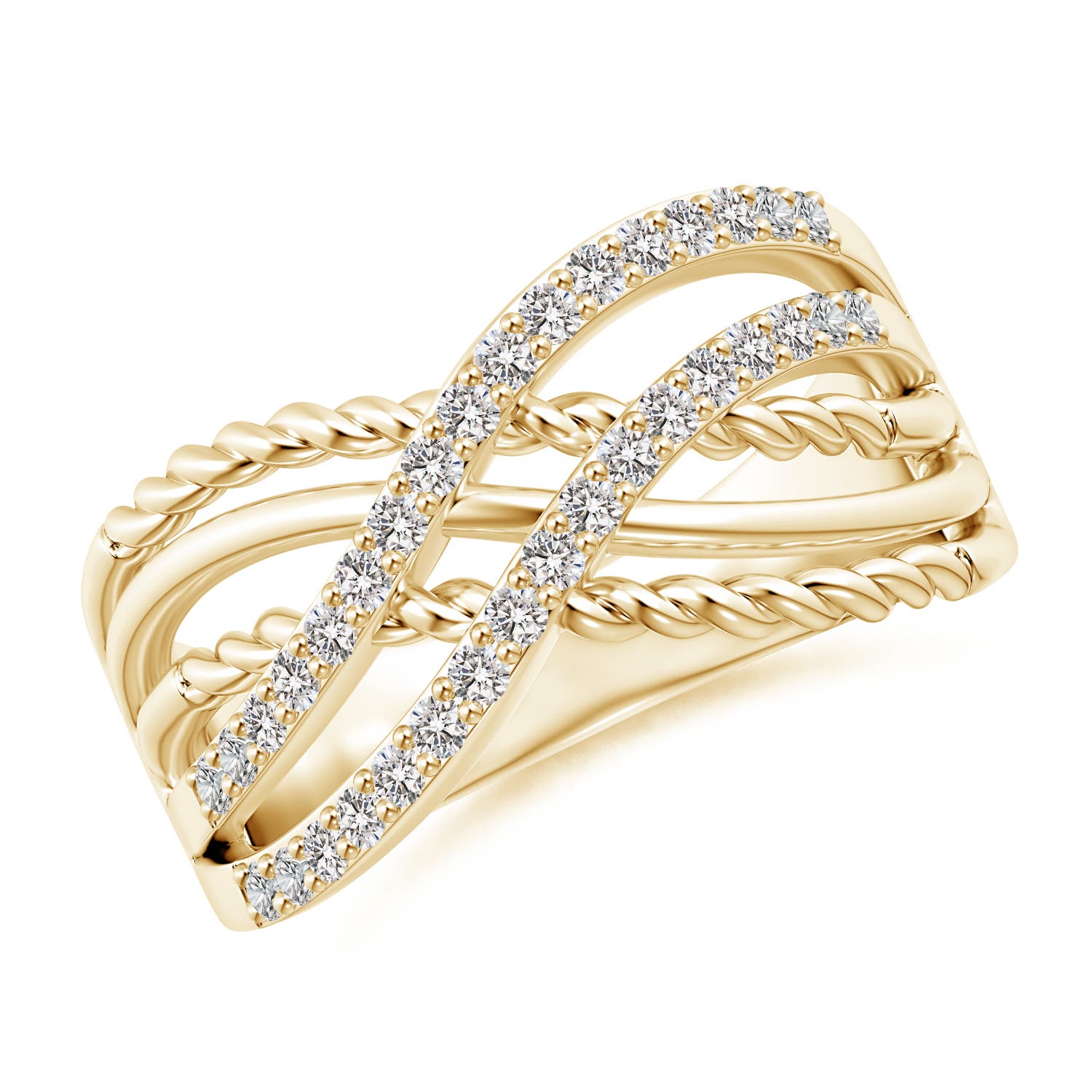 I-J, I1-I2 / 0.34 CT / 14 KT Yellow Gold