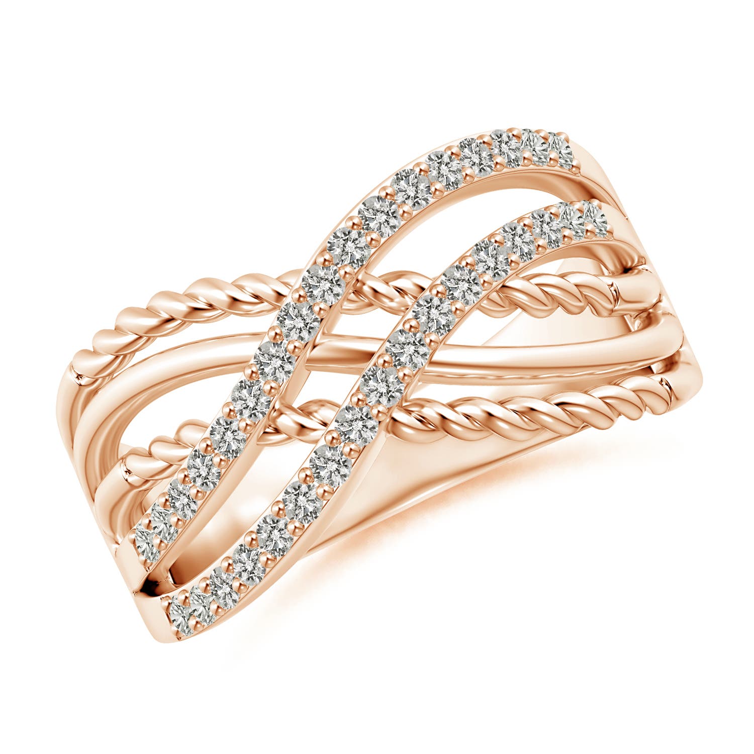 K, I3 / 0.34 CT / 14 KT Rose Gold