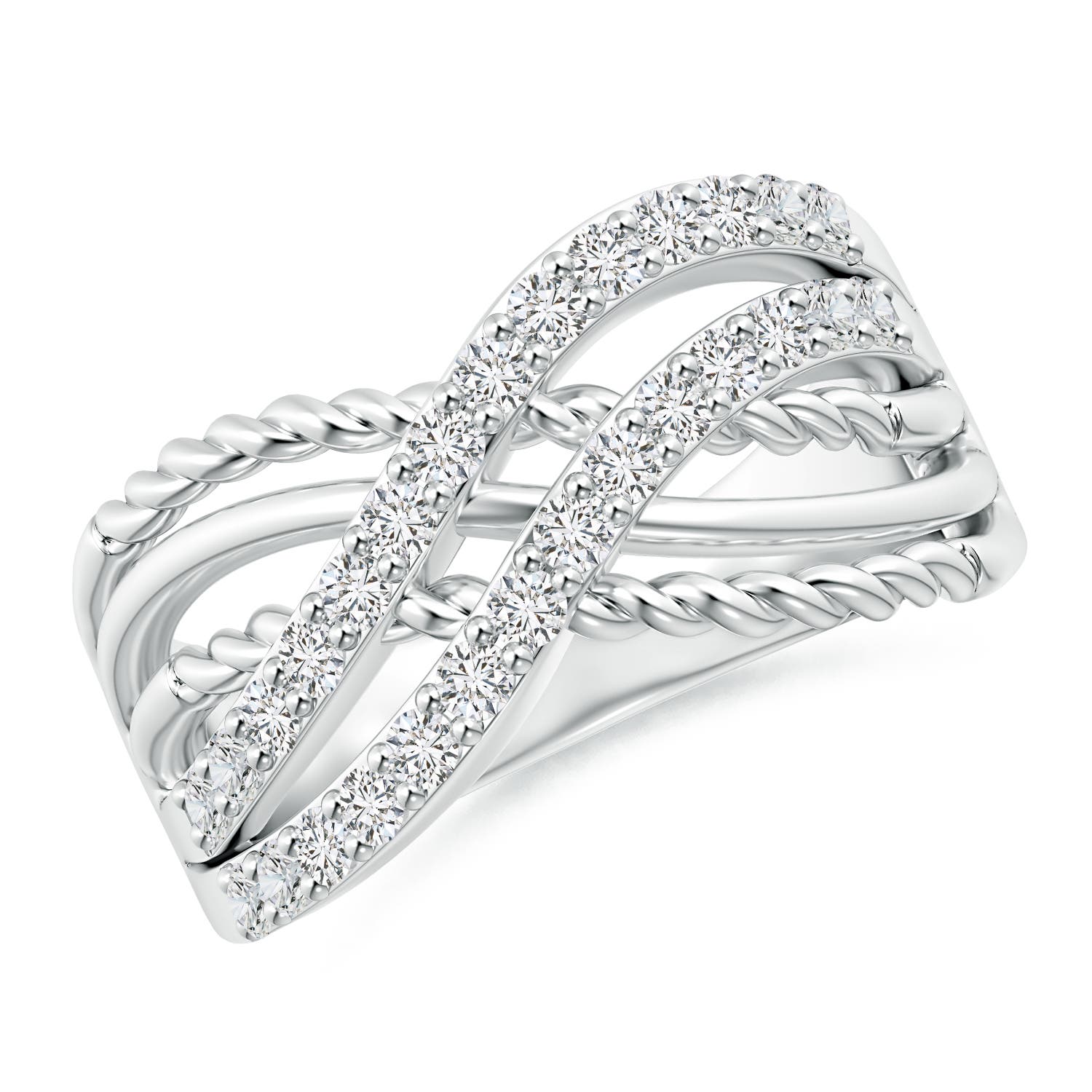 H, SI2 / 0.5 CT / 14 KT White Gold