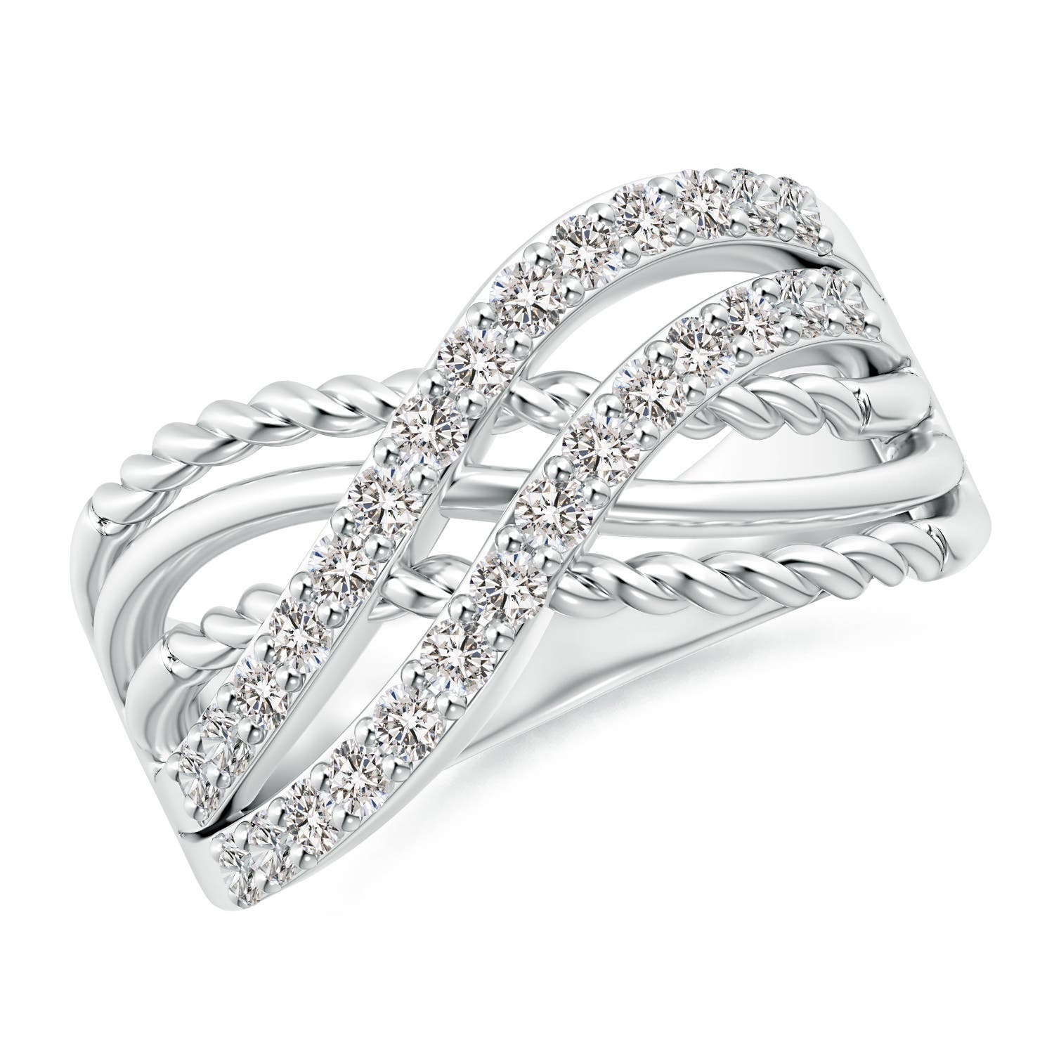 I-J, I1-I2 / 0.5 CT / 14 KT White Gold