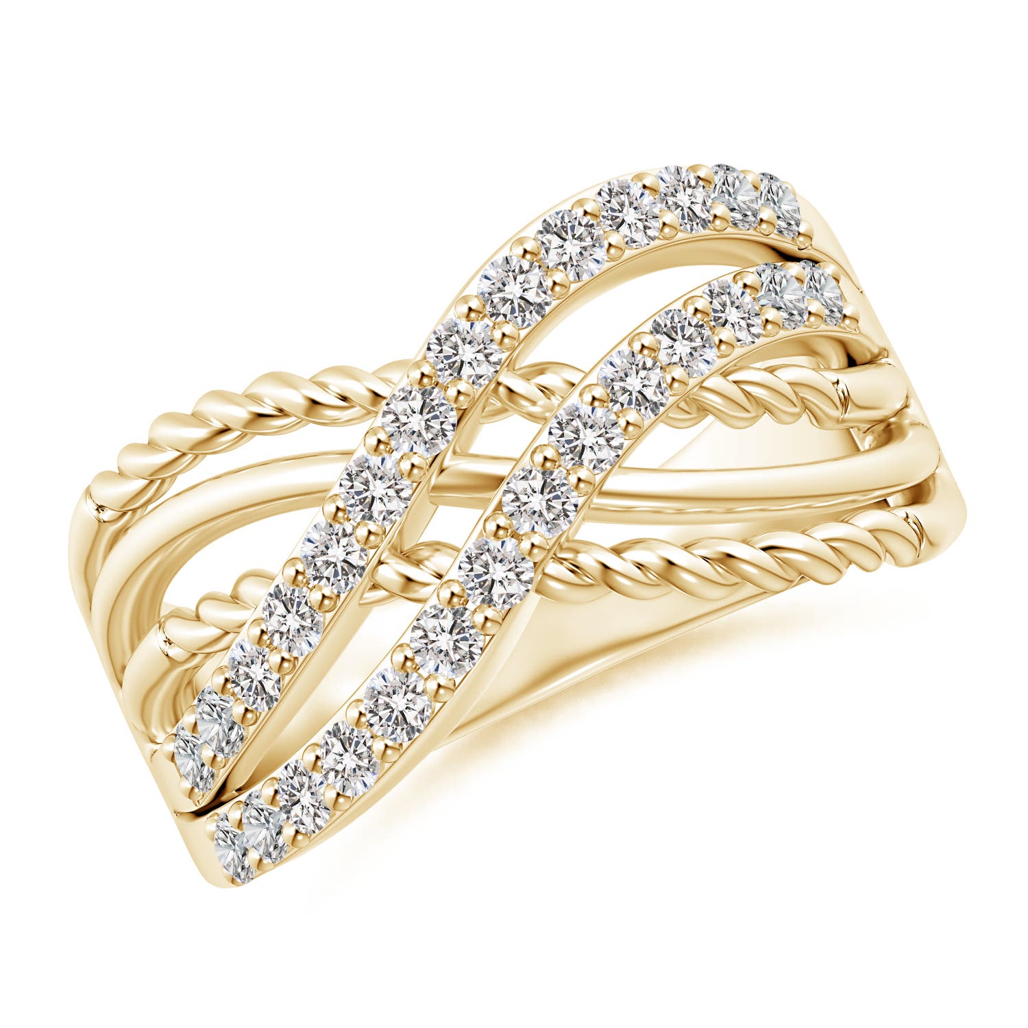 I-J, I1-I2 / 0.5 CT / 14 KT Yellow Gold