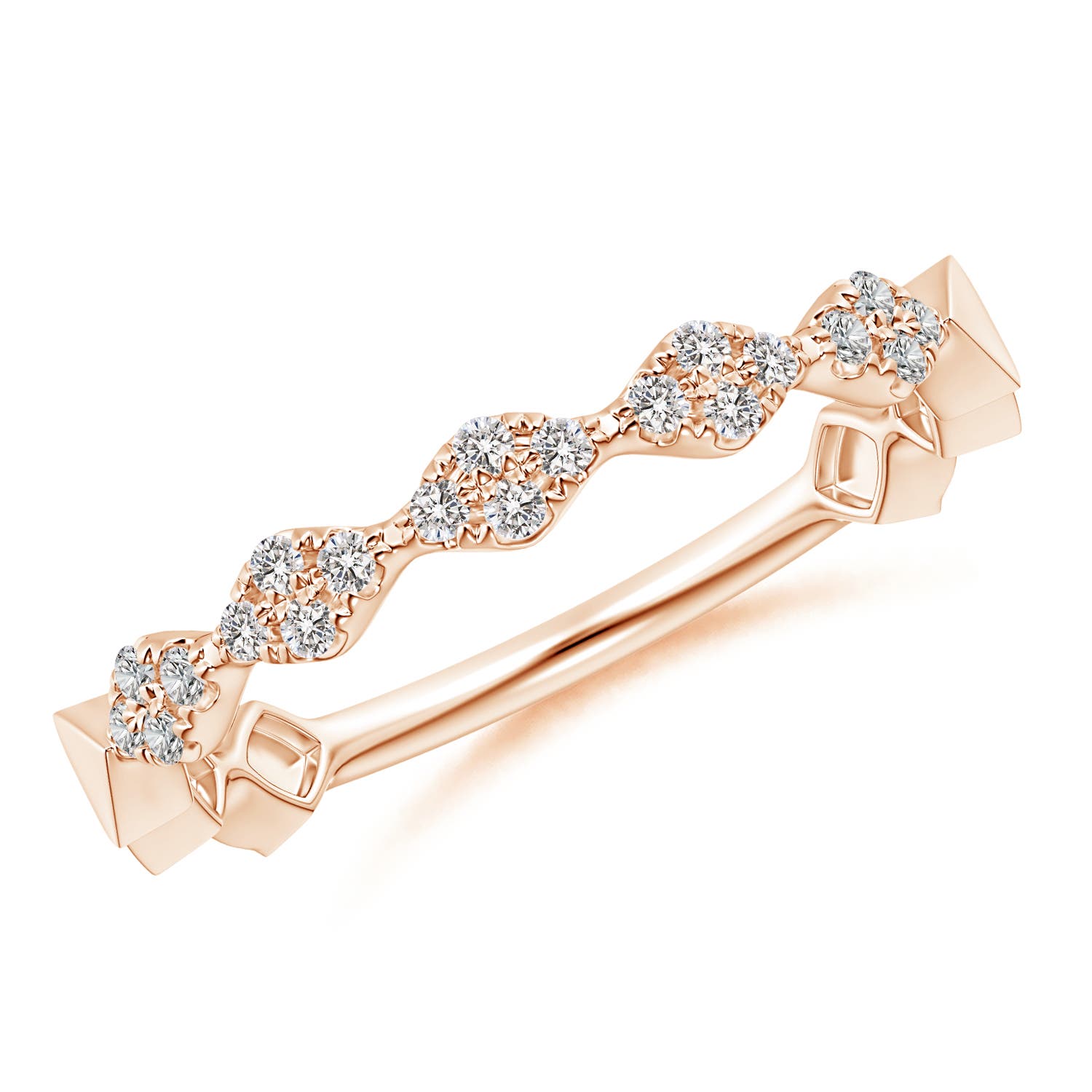 I-J, I1-I2 / 0.14 CT / 14 KT Rose Gold