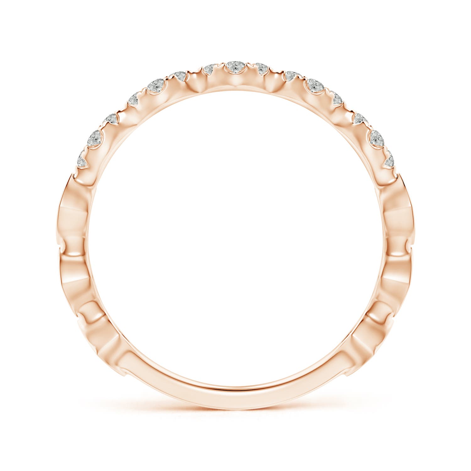 K, I3 / 0.14 CT / 14 KT Rose Gold