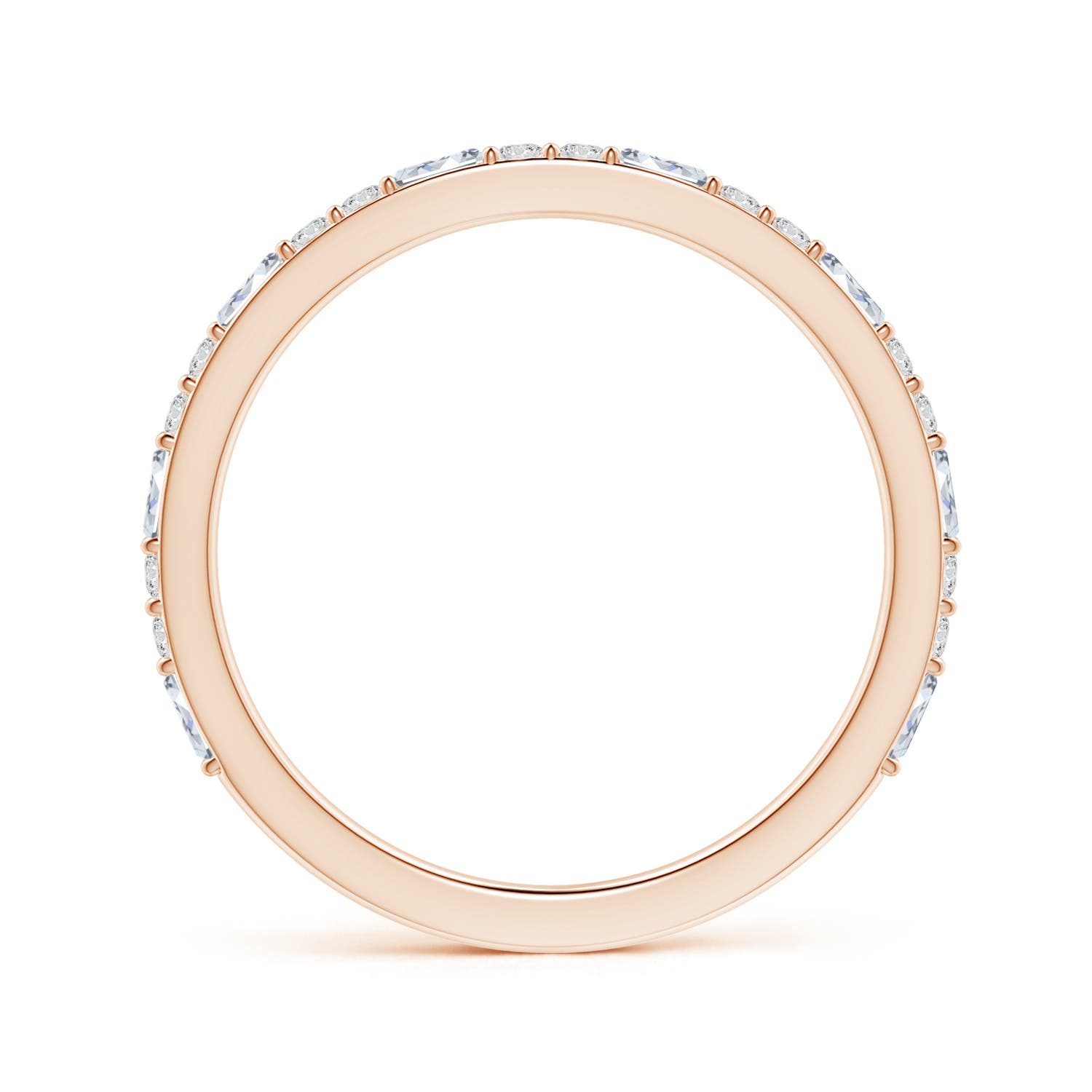 H, SI2 / 0.57 CT / 14 KT Rose Gold