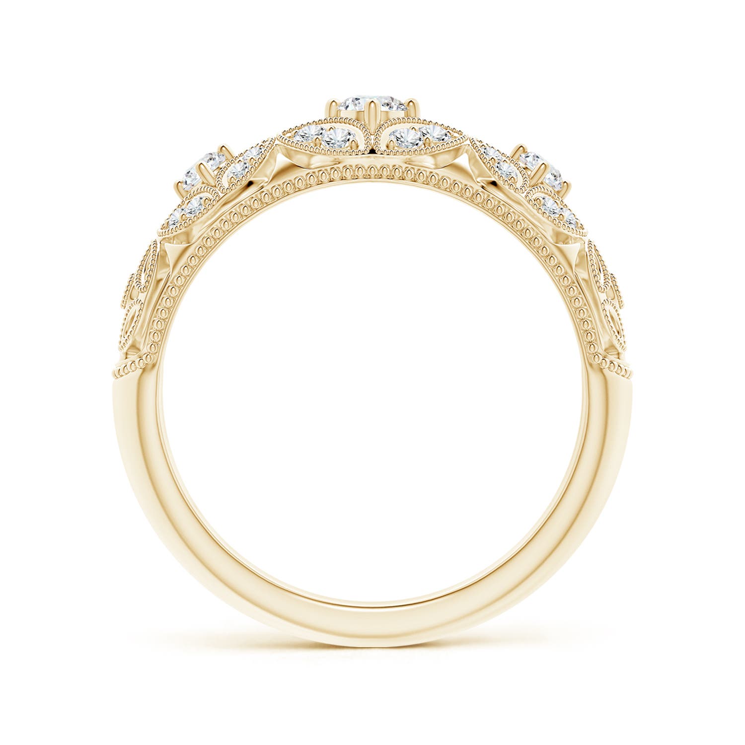 G, VS2 / 0.33 CT / 14 KT Yellow Gold