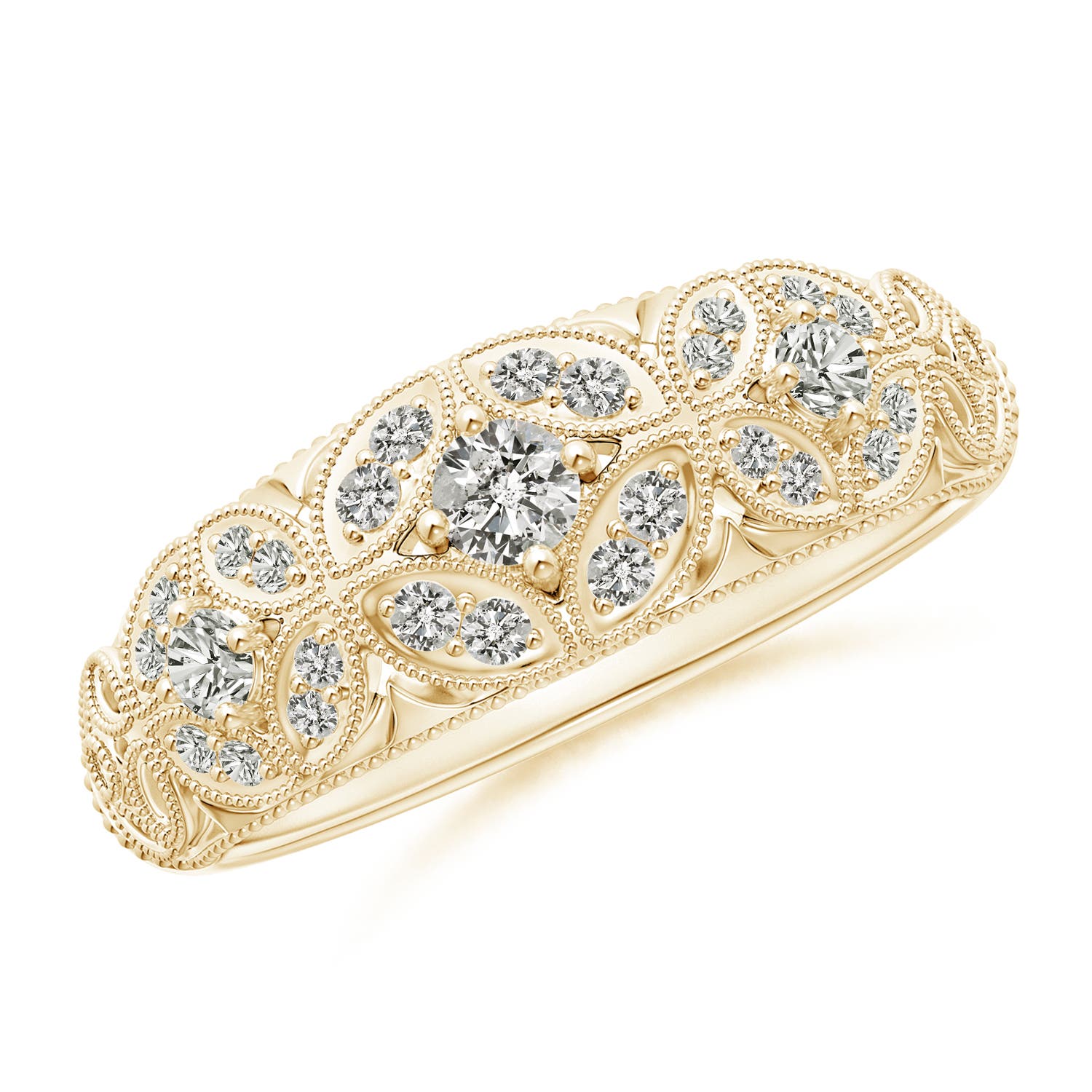 K, I3 / 0.33 CT / 14 KT Yellow Gold