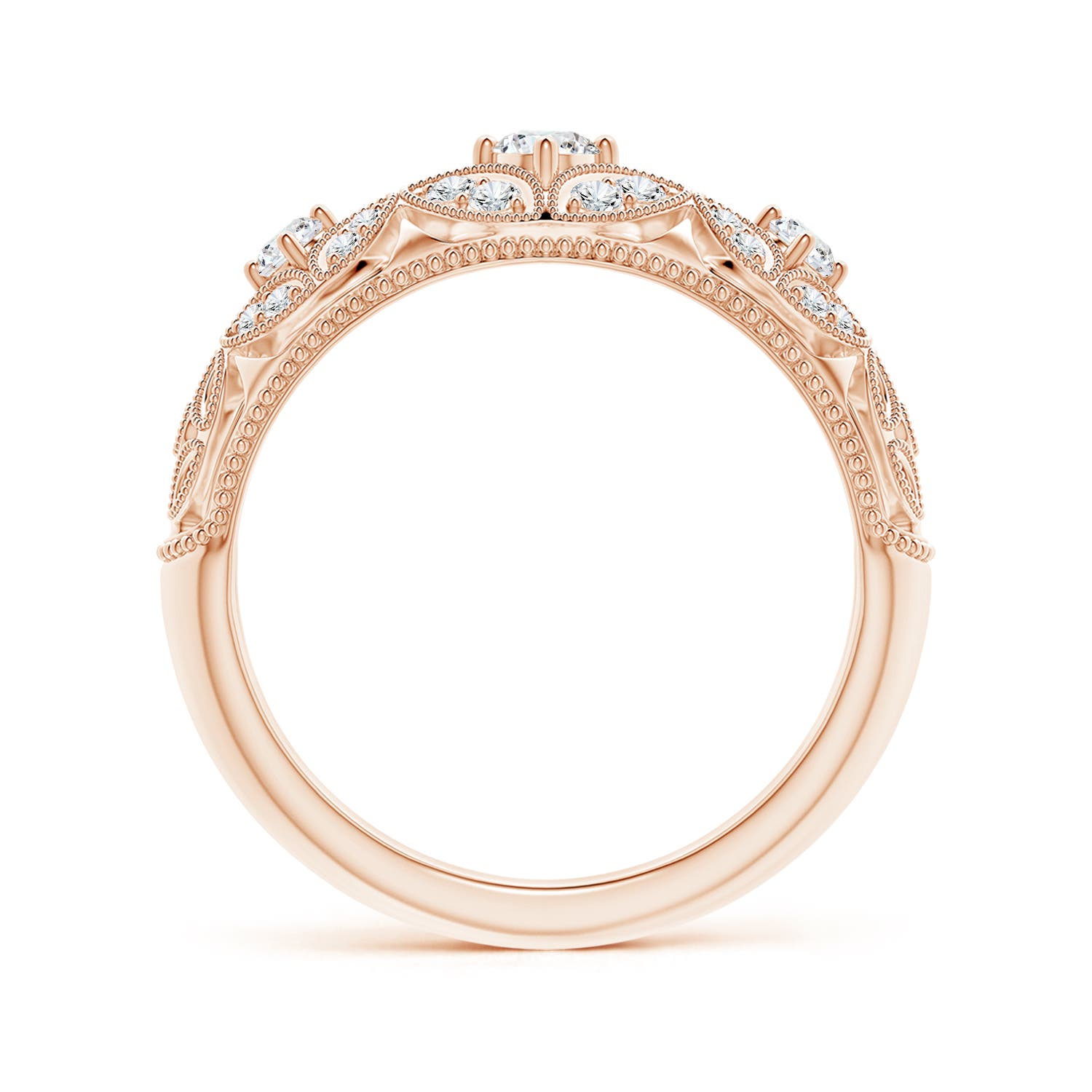 F-G, VS / 0.39 CT / 14 KT Rose Gold