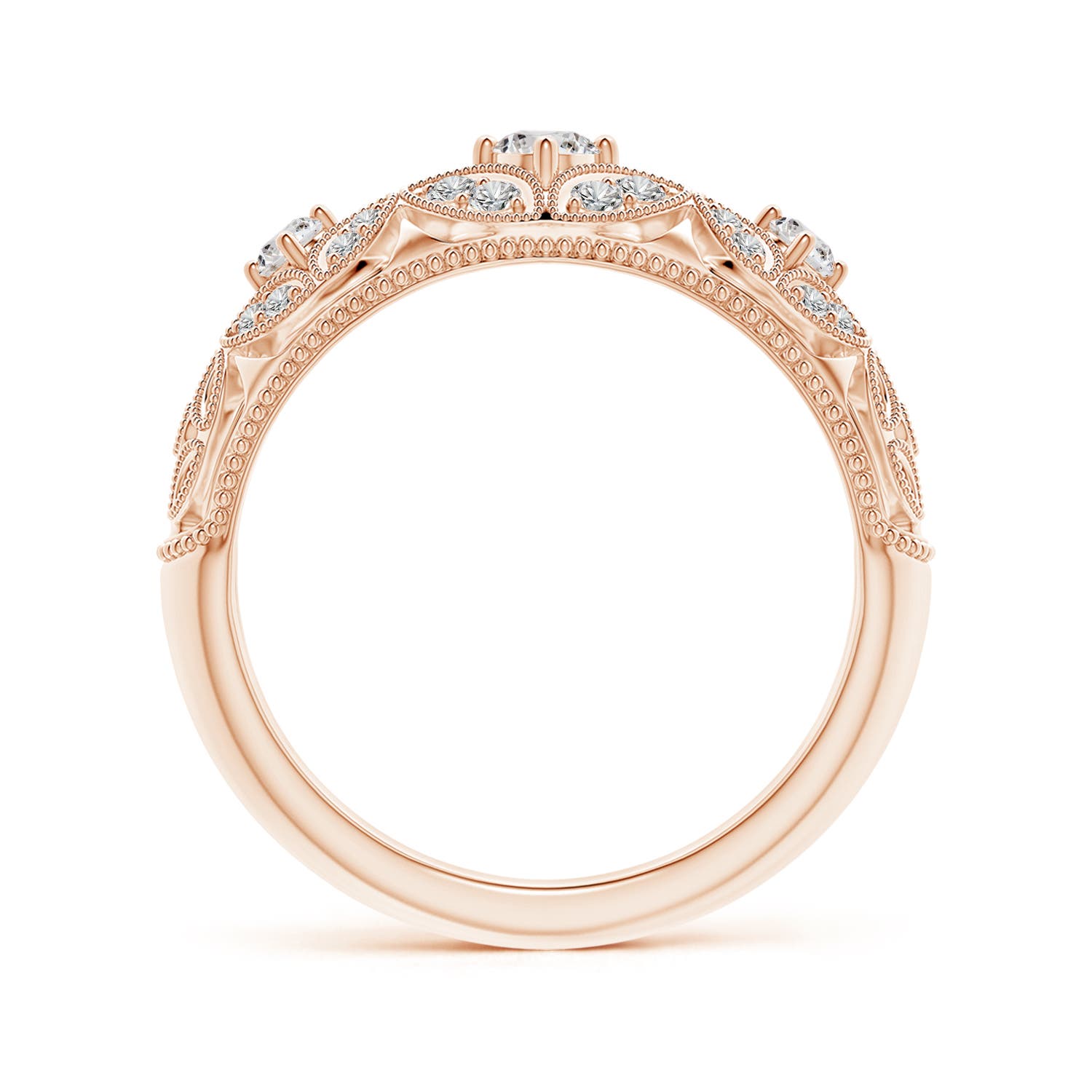 I-J, I1-I2 / 0.39 CT / 14 KT Rose Gold