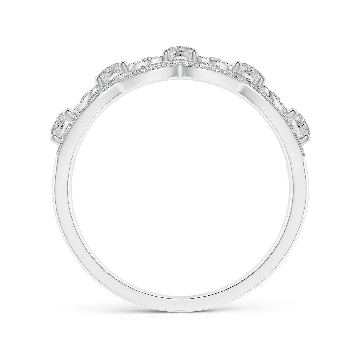 K, I3 / 0.76 CT / 14 KT White Gold