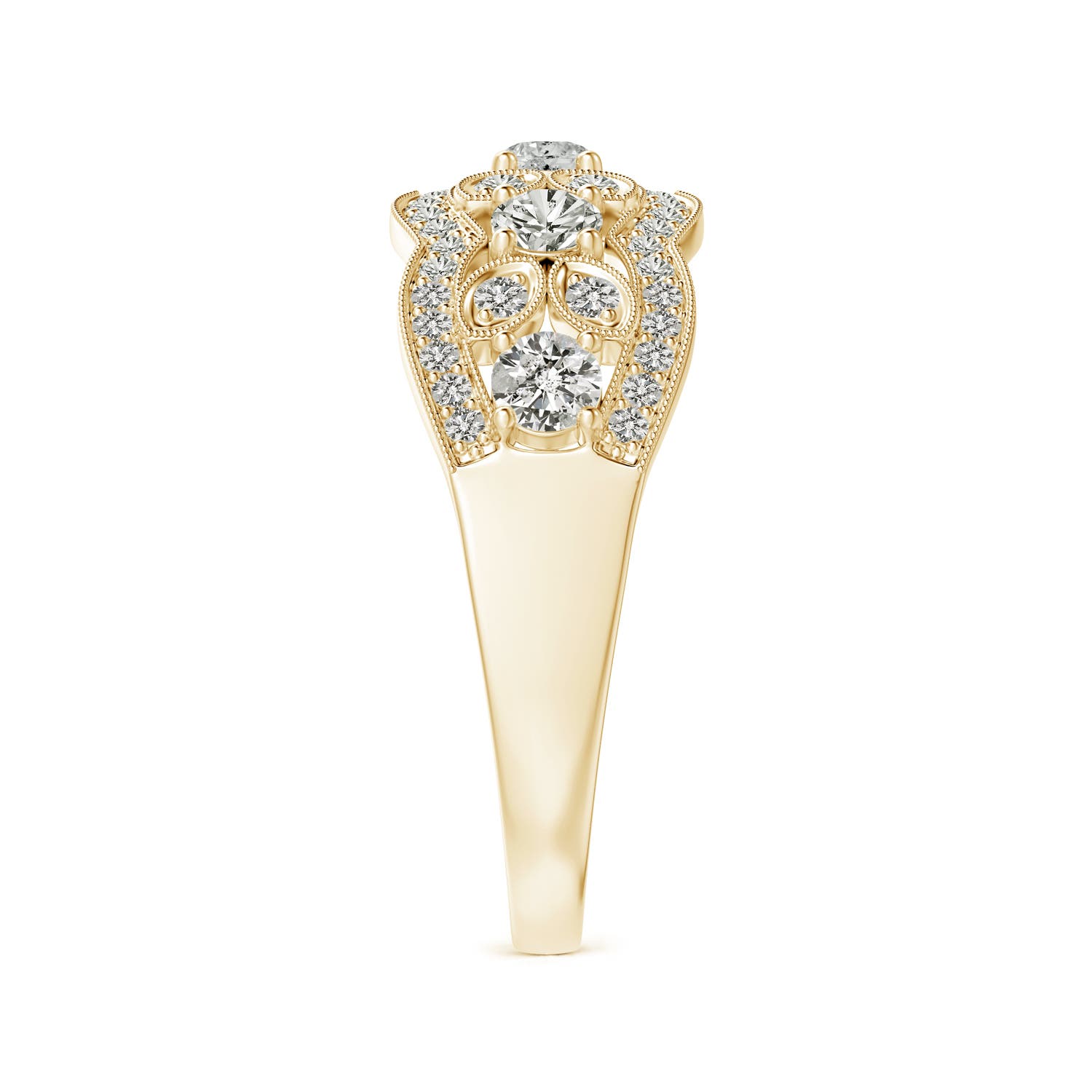 K, I3 / 0.76 CT / 14 KT Yellow Gold