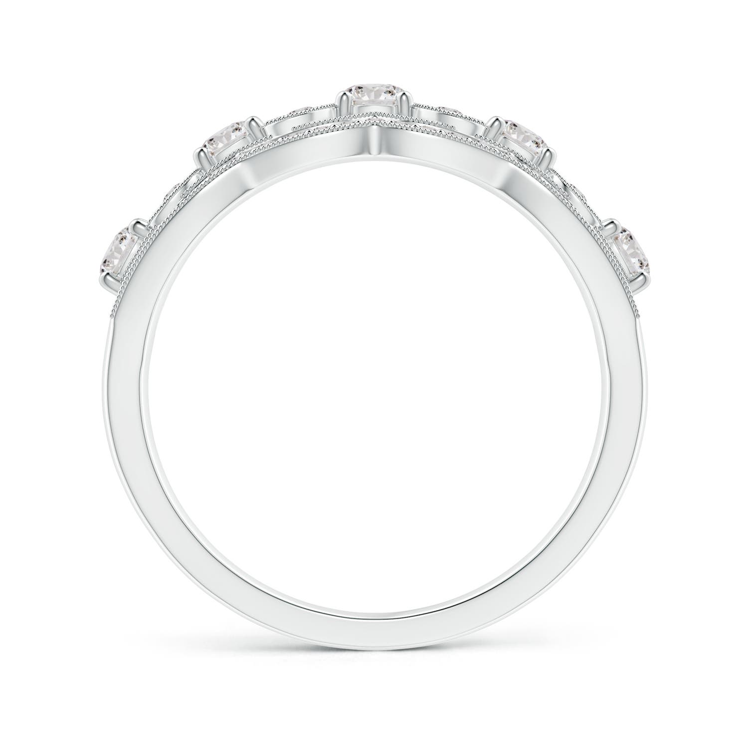 I-J, I1-I2 / 0.98 CT / 14 KT White Gold