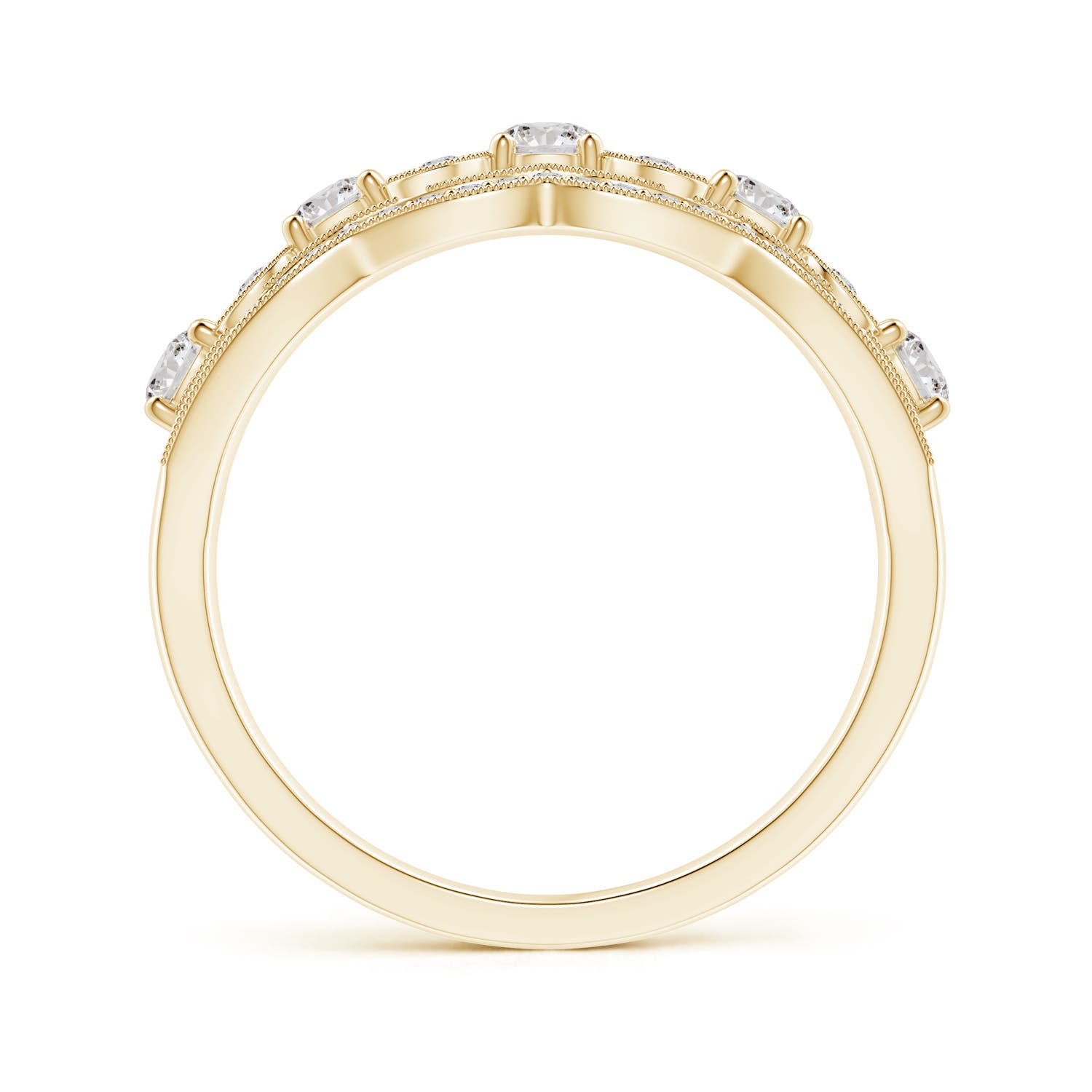 I-J, I1-I2 / 0.98 CT / 14 KT Yellow Gold