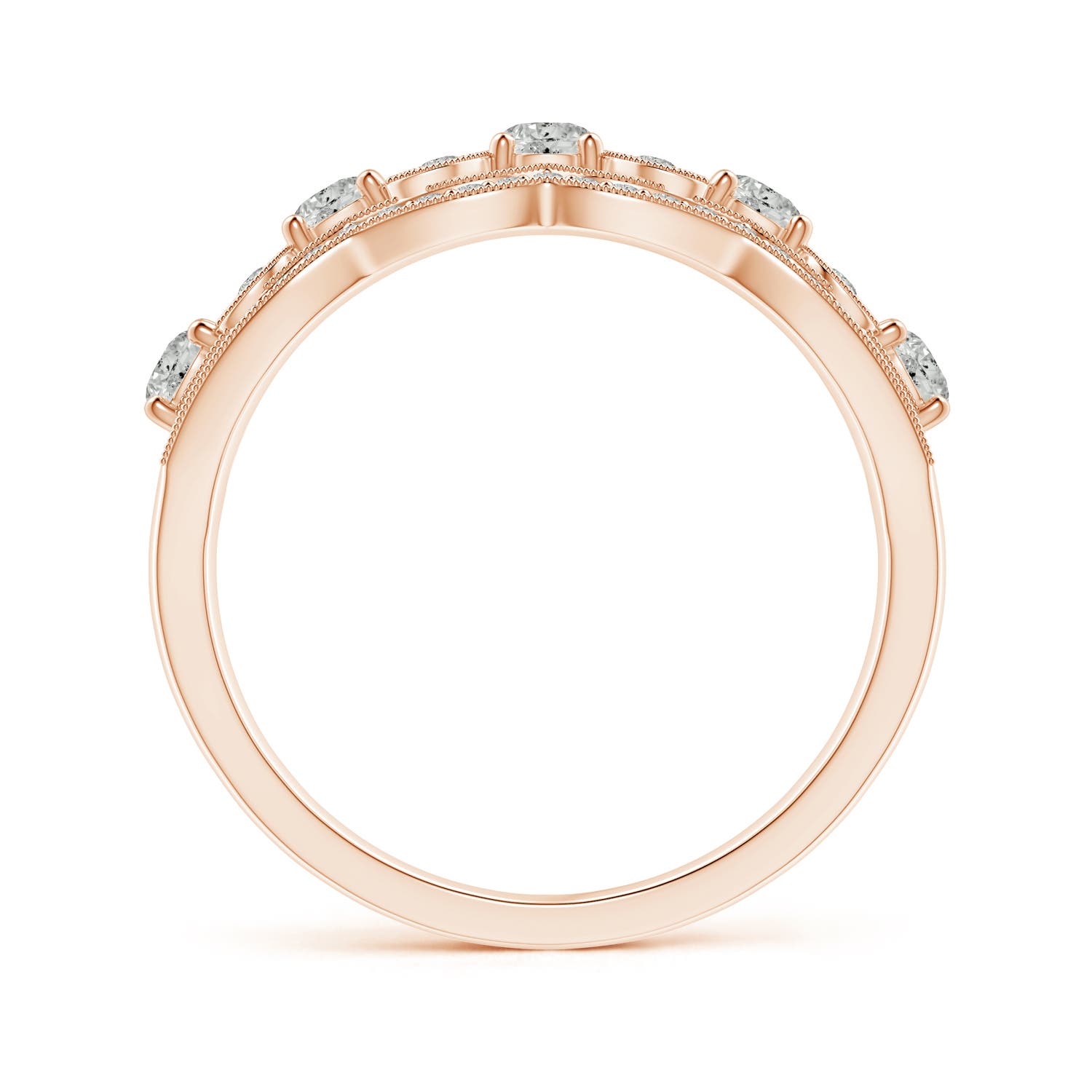 K, I3 / 0.98 CT / 14 KT Rose Gold