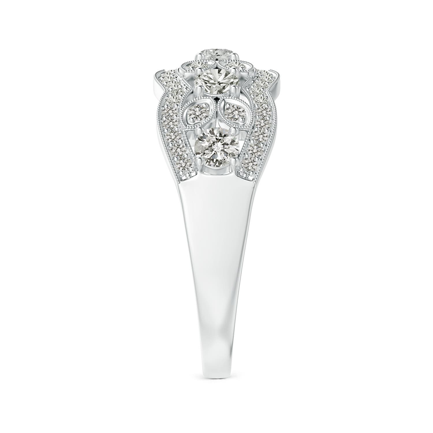 K, I3 / 0.98 CT / 14 KT White Gold