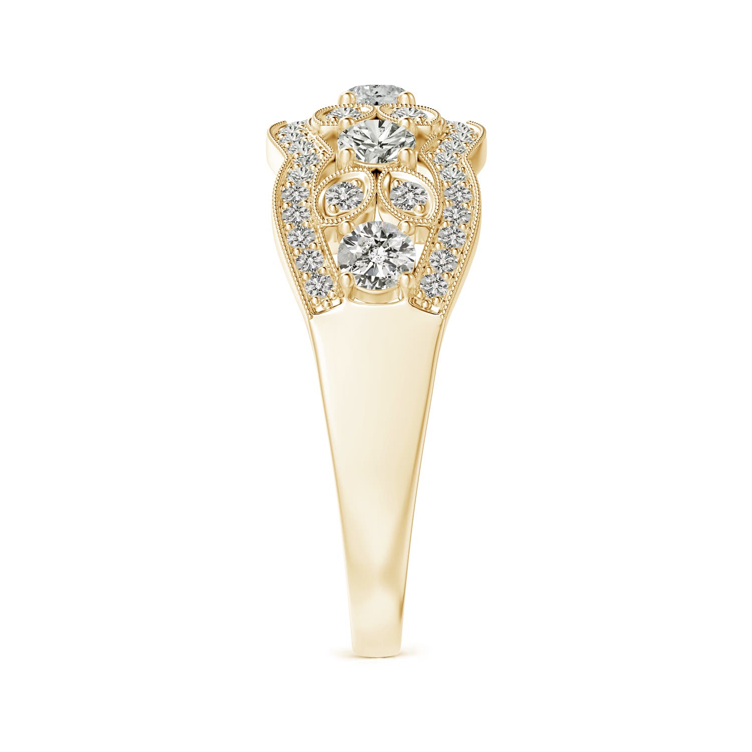 K, I3 / 0.98 CT / 14 KT Yellow Gold