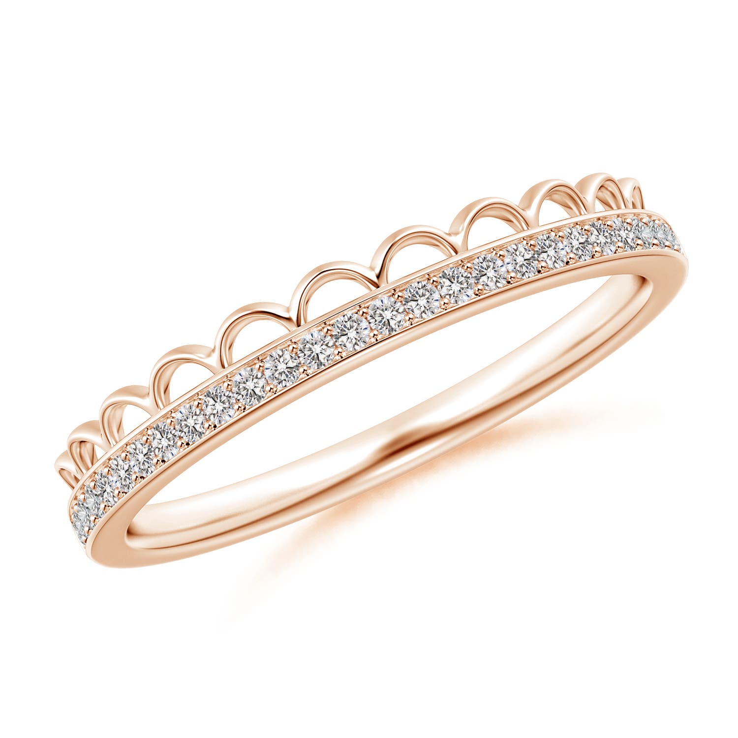 I-J, I1-I2 / 0.16 CT / 14 KT Rose Gold