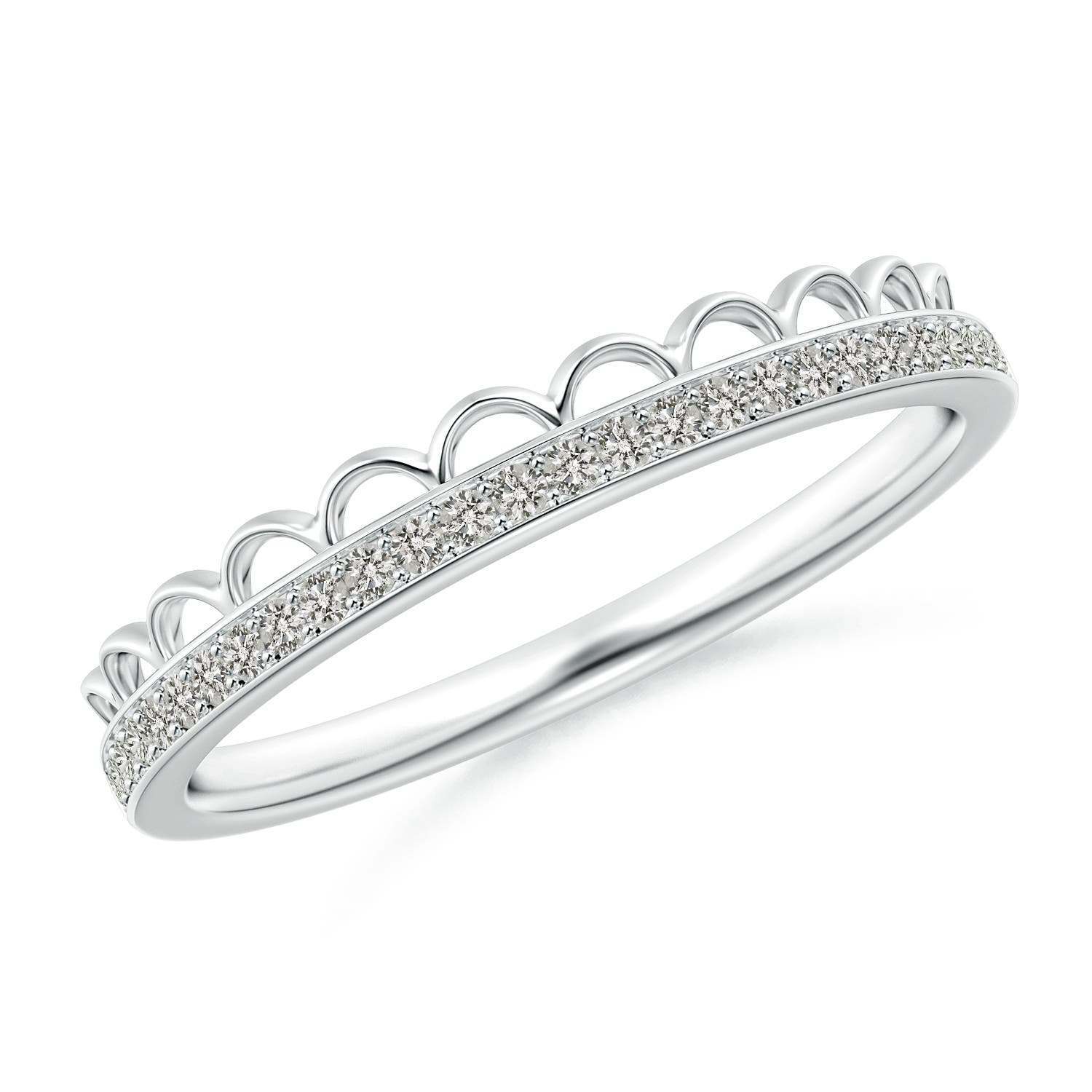 K, I3 / 0.16 CT / 14 KT White Gold