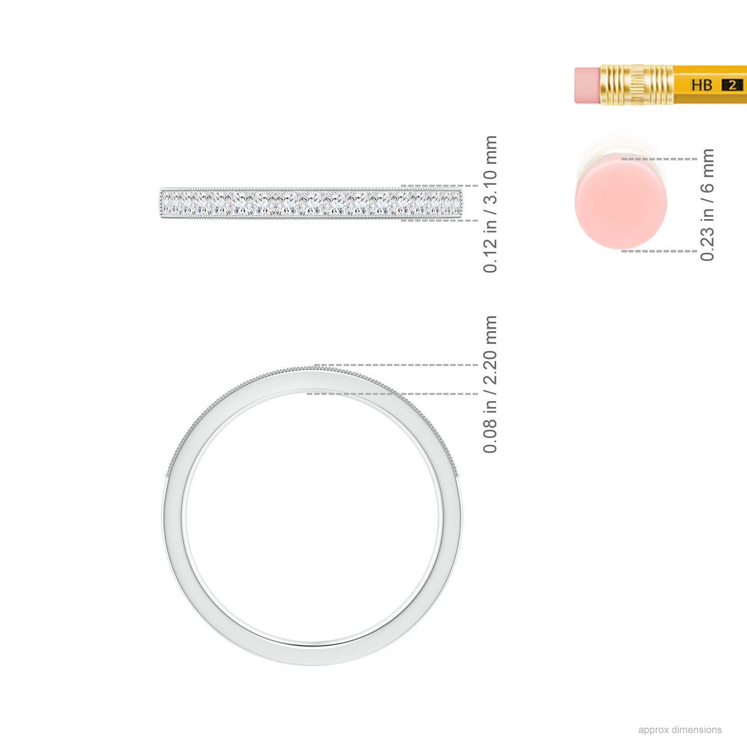 F-G, VS / 0.26 CT / 14 KT White Gold