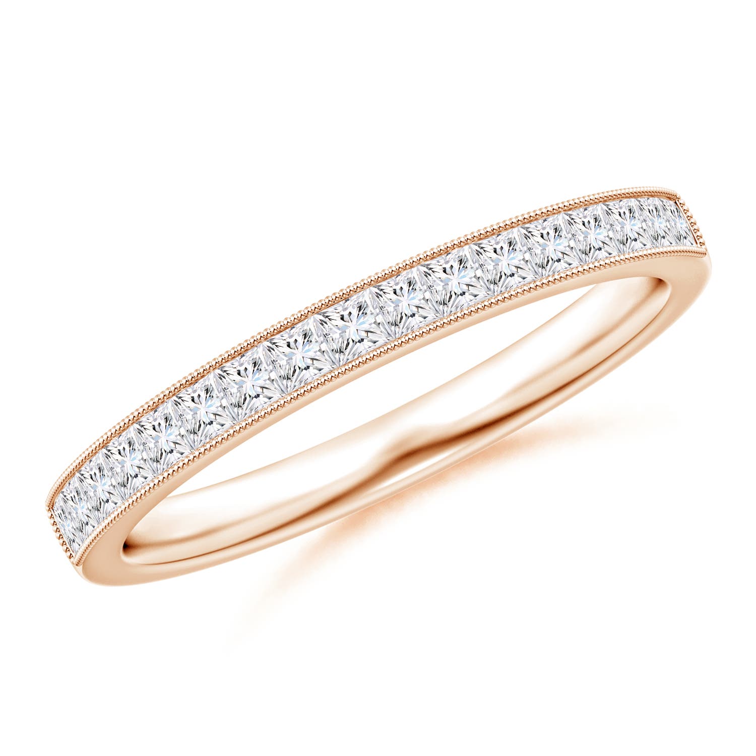 F-G, VS / 0.34 CT / 14 KT Rose Gold