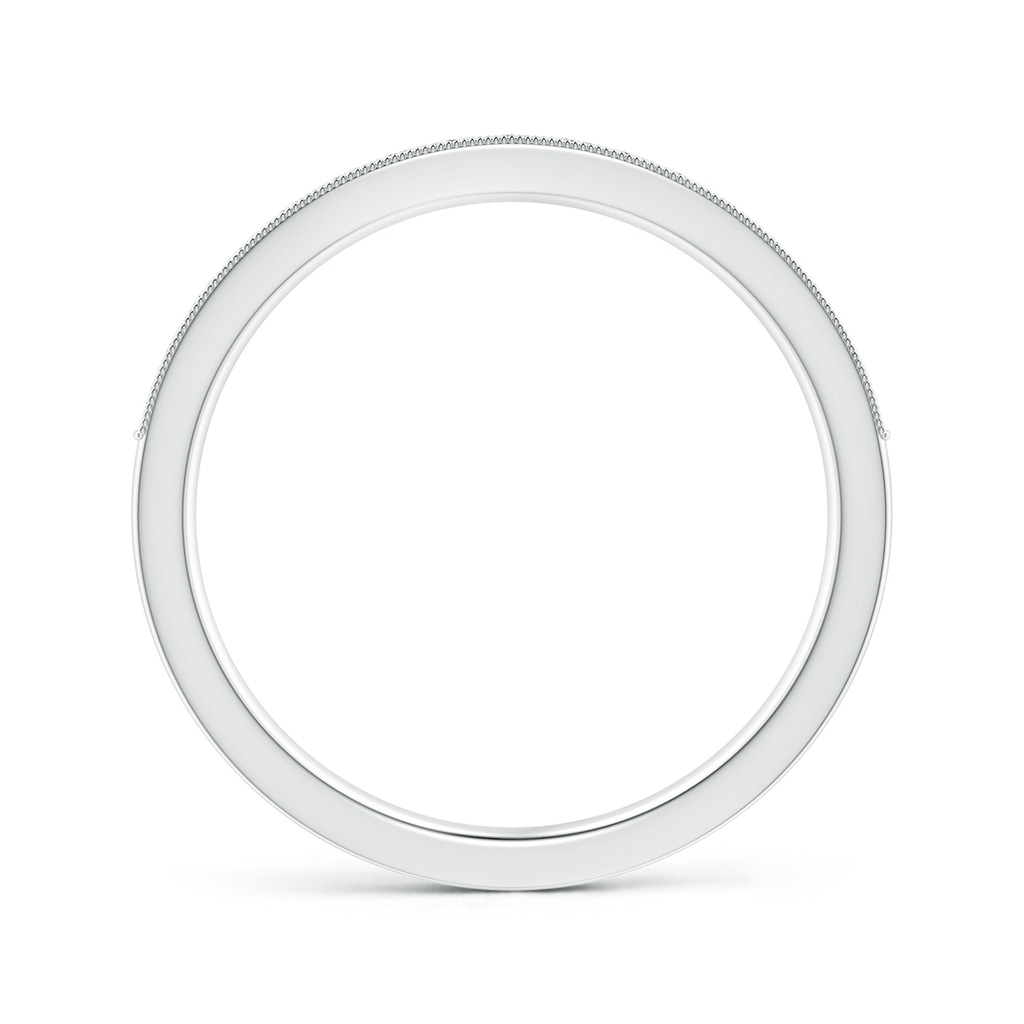 1.6mm HSI2 Channel-Set Princess-Cut Diamond Wedding Band with Milgrain in White Gold - side_1