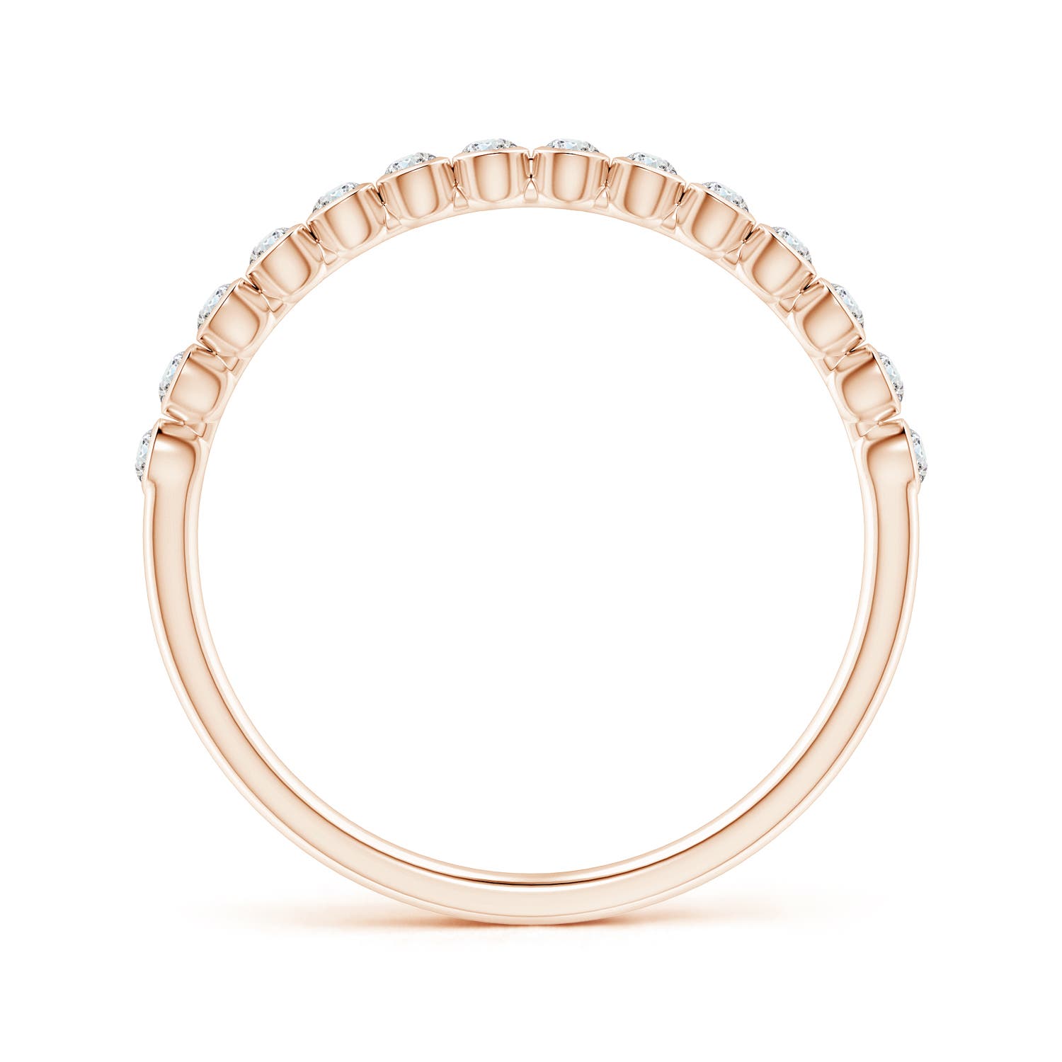 G, VS2 / 0.2 CT / 14 KT Rose Gold