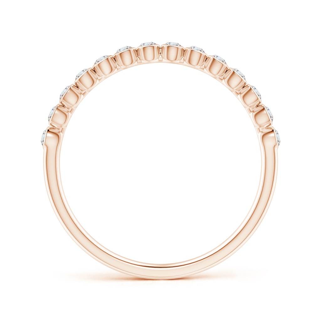 1.5mm GVS2 Bezel-Set Diamond Half Eternity Wedding Band in Rose Gold - side_1