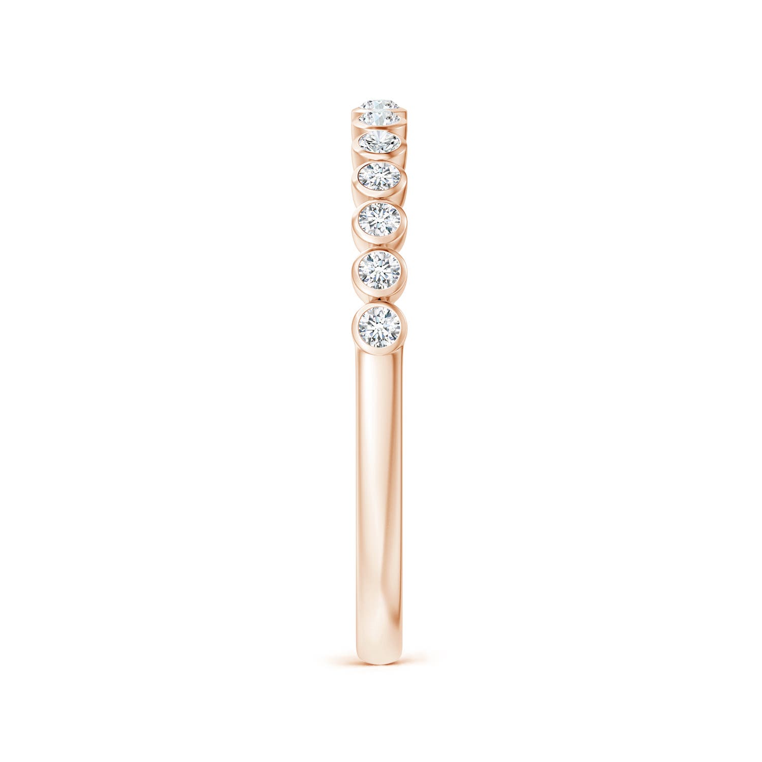 G, VS2 / 0.2 CT / 14 KT Rose Gold