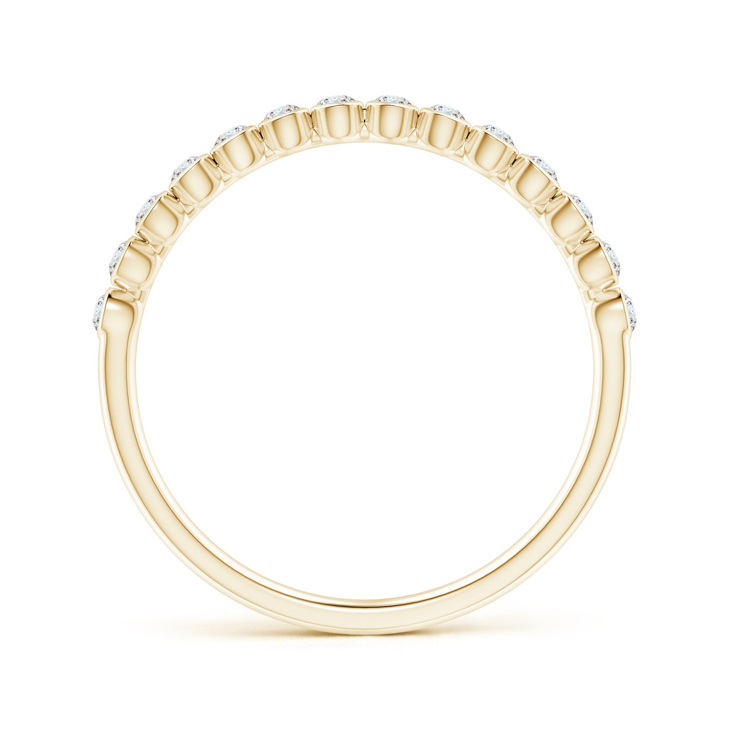 1.5mm GVS2 Bezel-Set Diamond Half Eternity Wedding Band in Yellow Gold - side_1