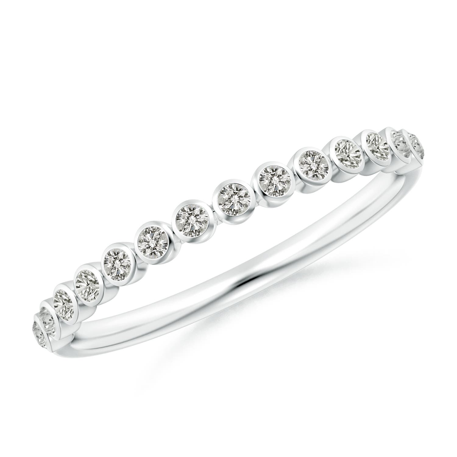 K, I3 / 0.2 CT / 14 KT White Gold